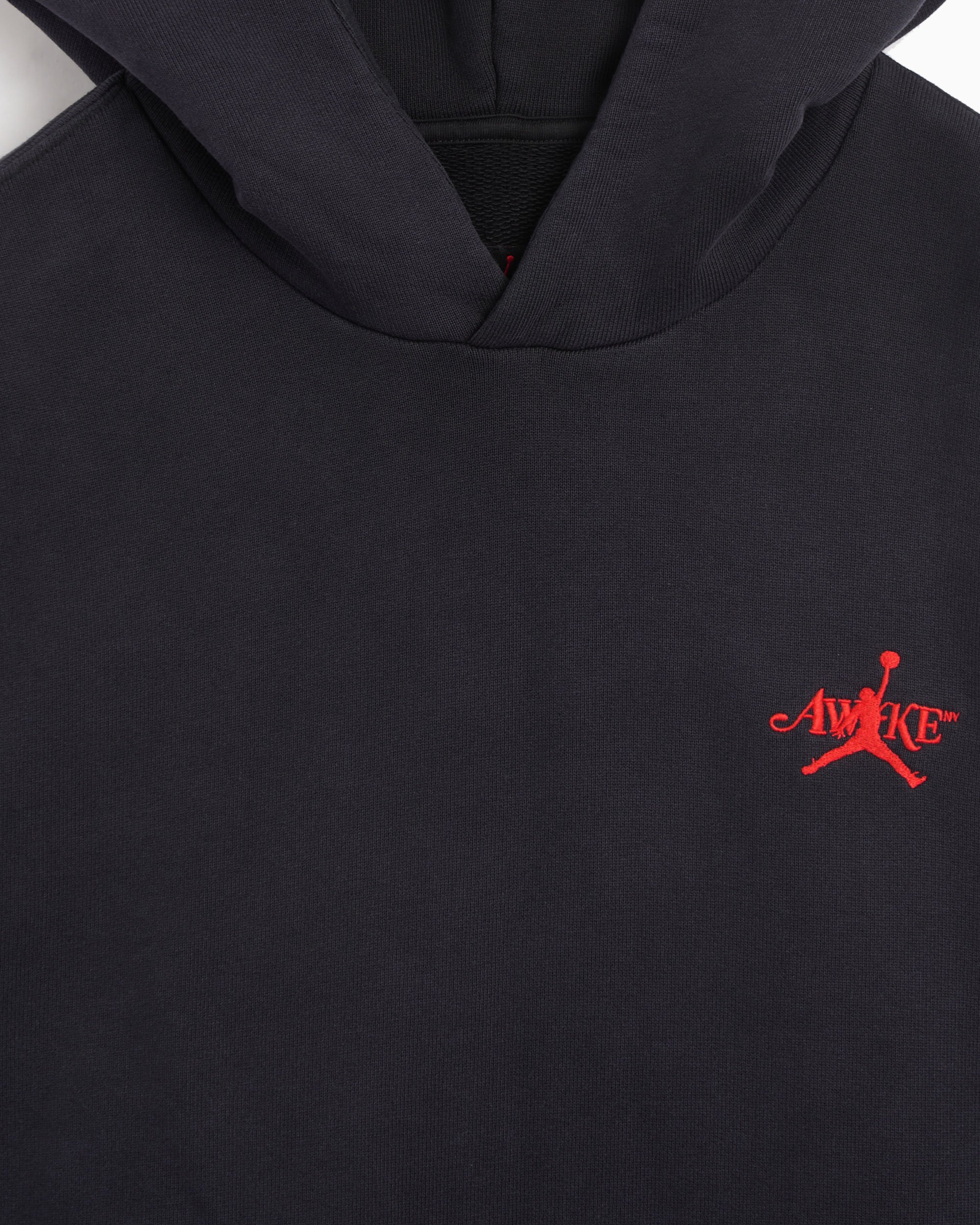 Jordan x Awake NY Men s Fleece Hoodie Nero Rosso FQ5443 010 FOOTDISTRICT