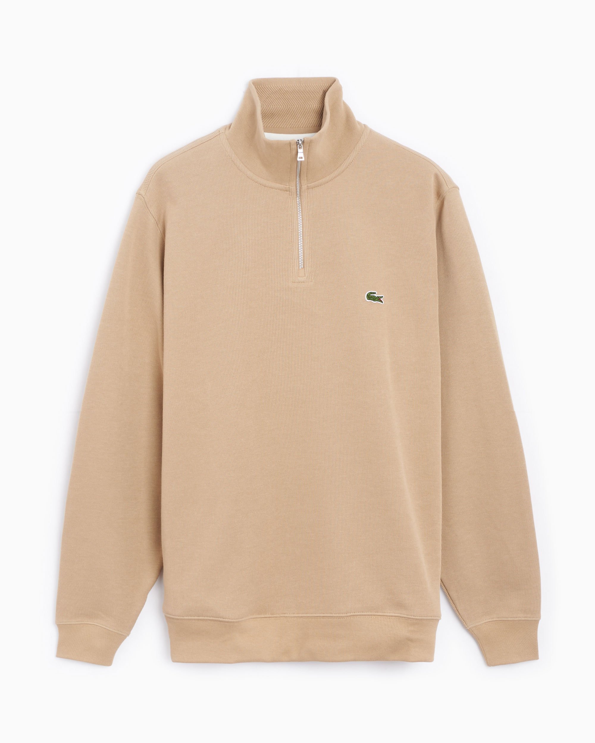 Lacoste men's half zip sweater clearance
