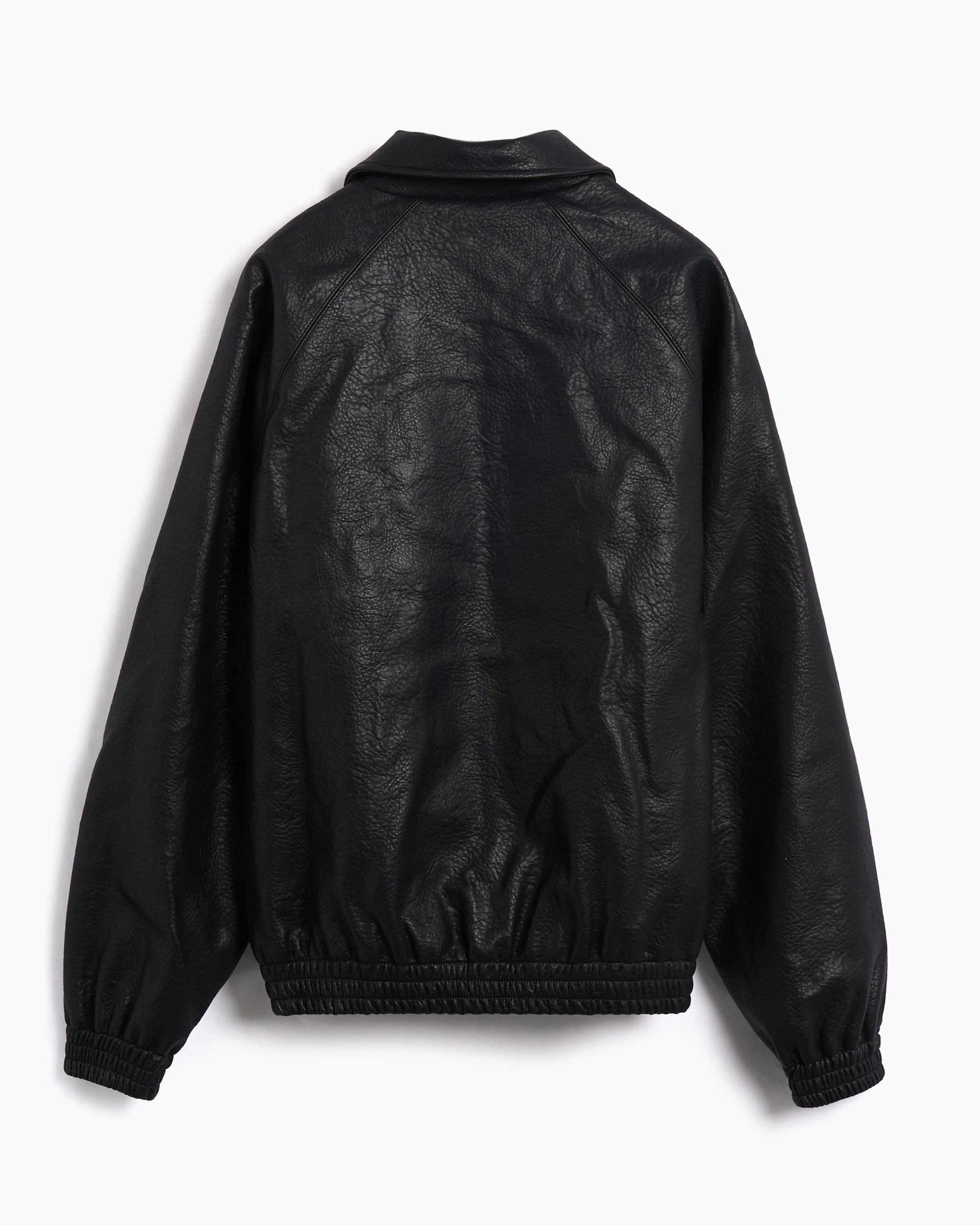 Arte Antwerp Basic Relaxed Men's Leather Jacket Black AW25-251J