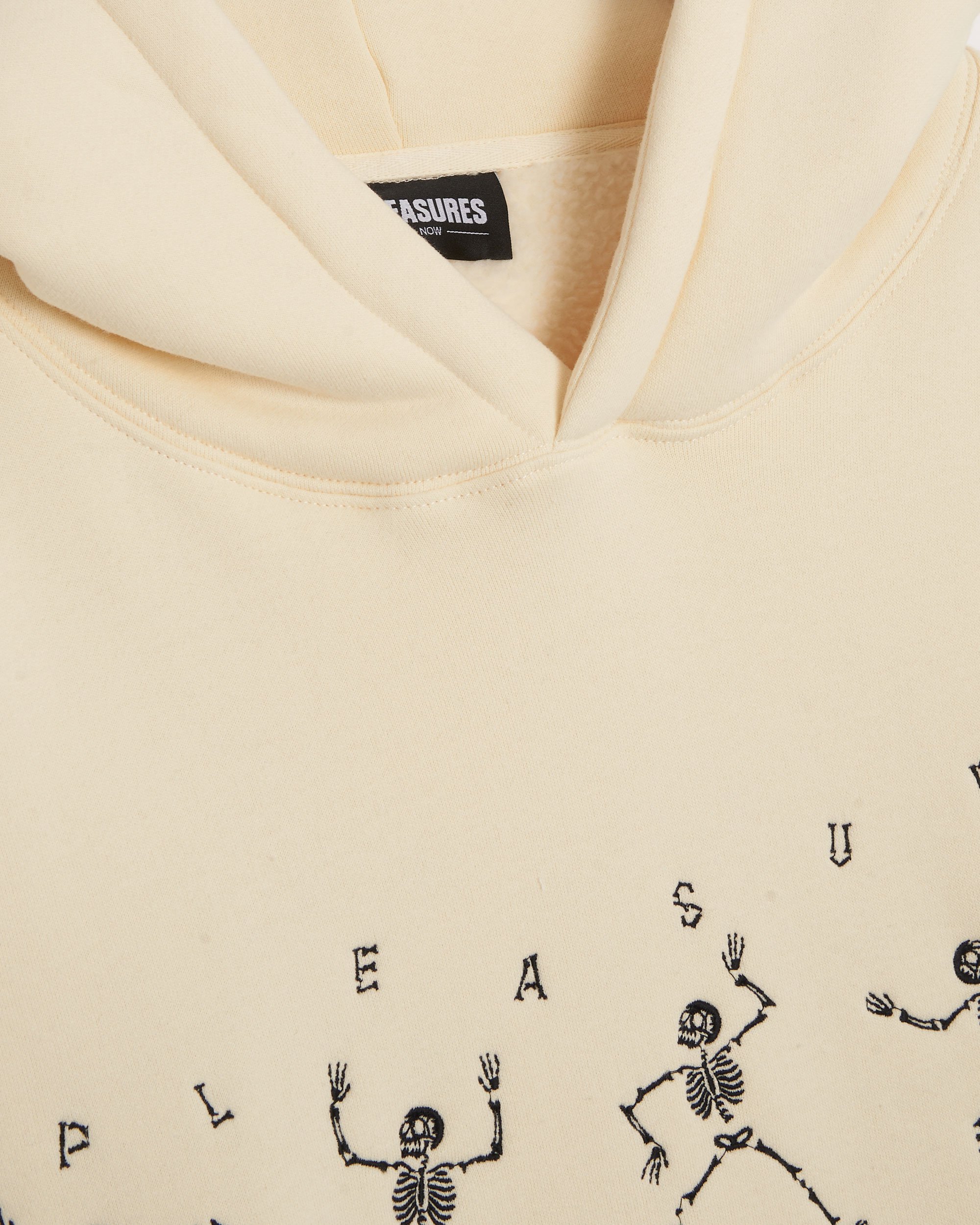 Pleasures Bone Men s Hoodie Beige P23F020 STONE FOOTDISTRICT