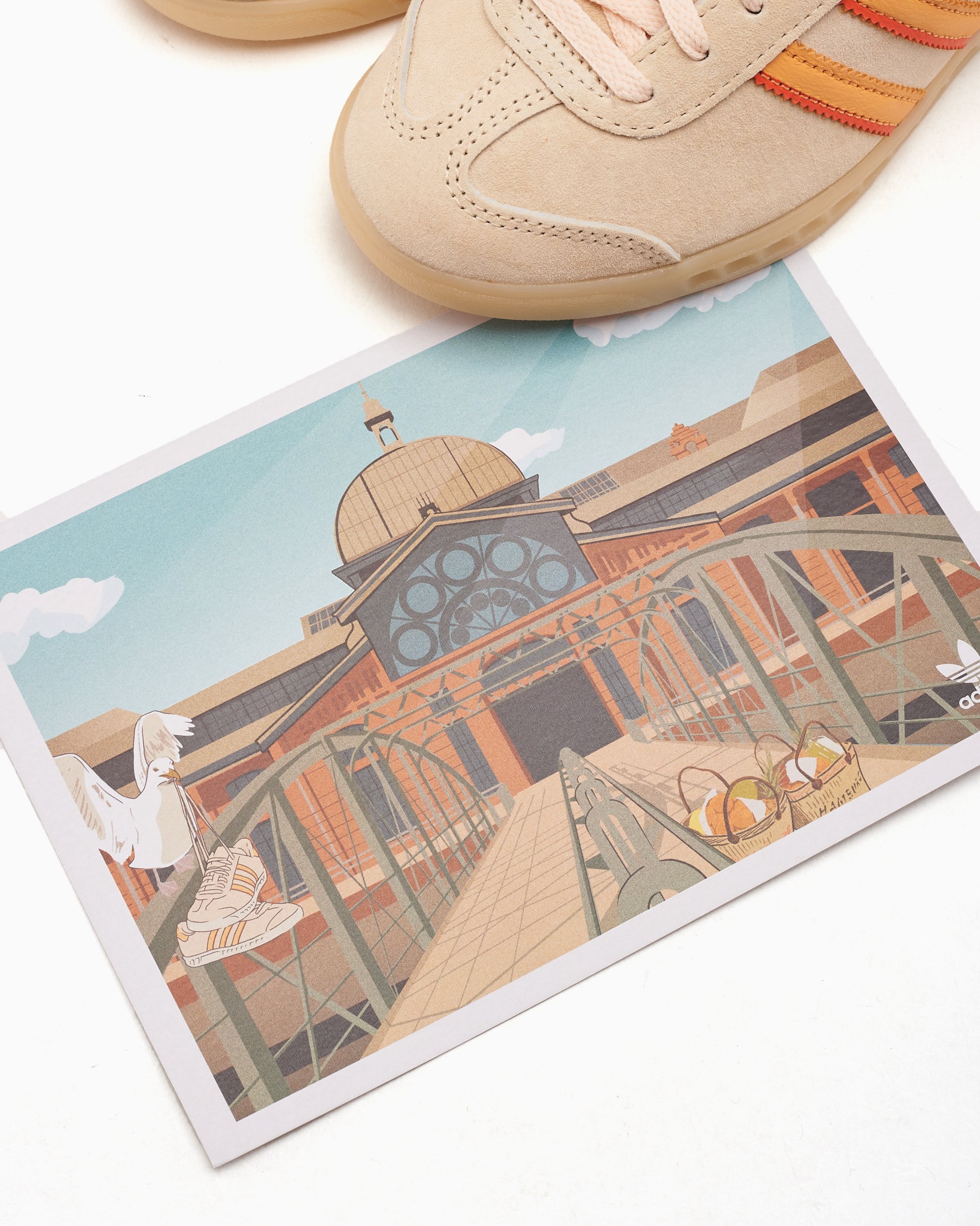 adidas Originals Hamburg 24 Beige IG2109 FOOTDISTRICT