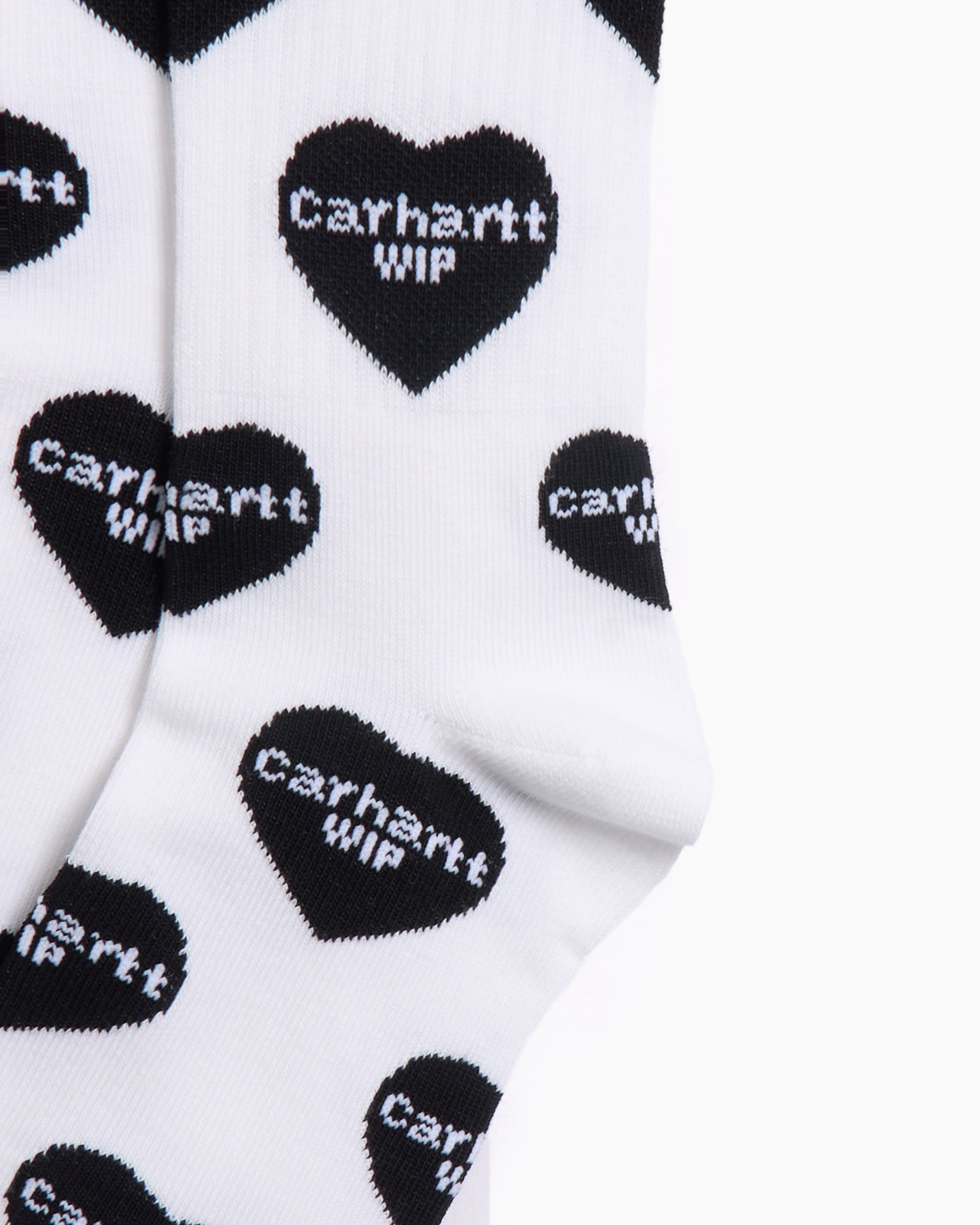 Carhartt WIP Heart Logo Unisex Socks White I034483-2WHXX