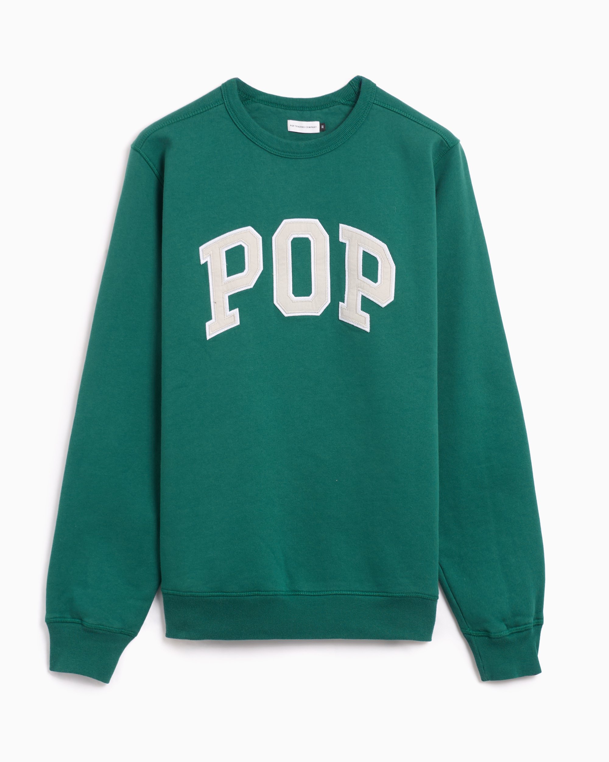 超格安価格 Pop Trading Company Arch Men's Sweatshirt Green POPAW24_01 ウェア