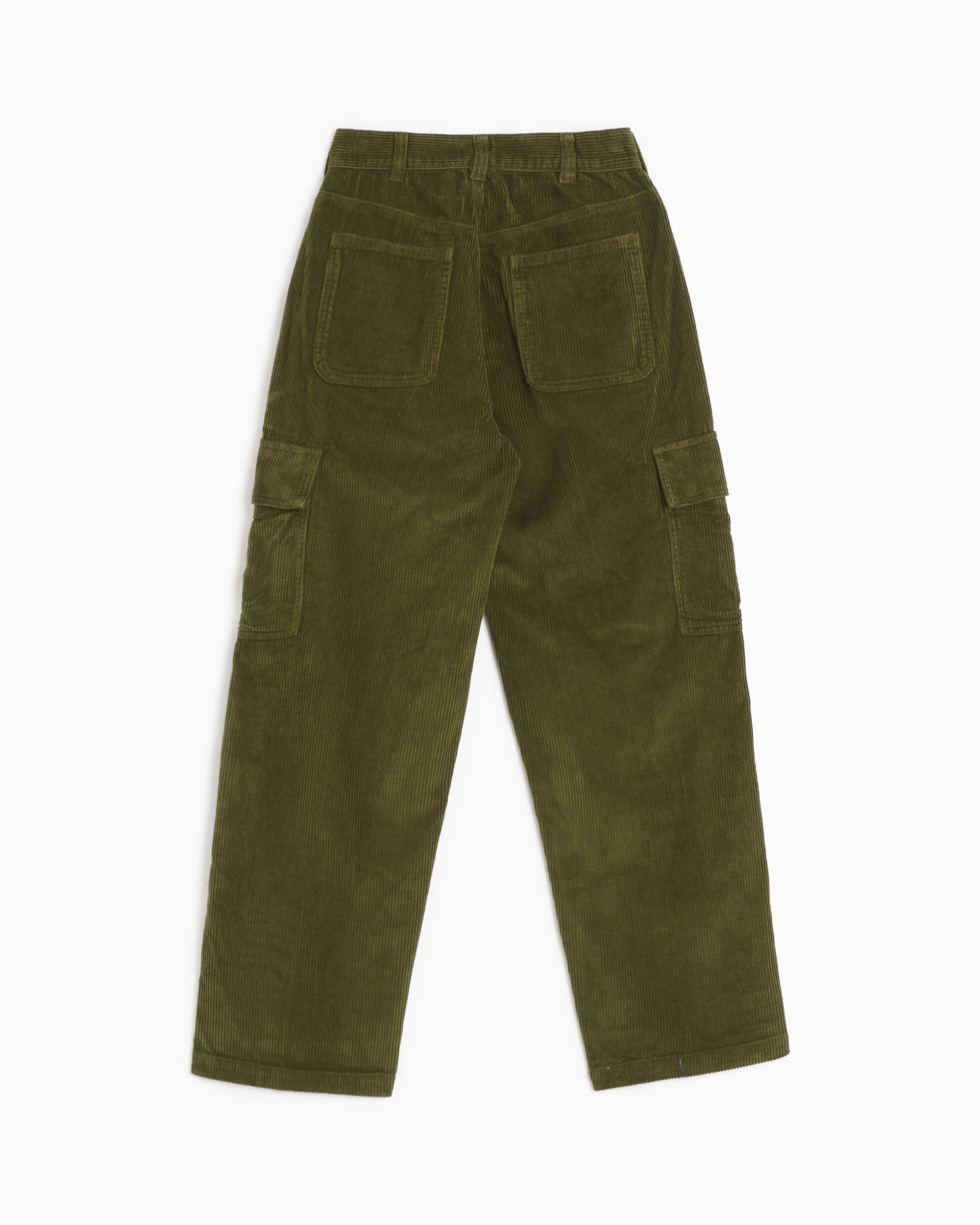 OBEY Clothing Bigwig Men's Baggy Corduroy Cargo Pants Green 142020216-ARM