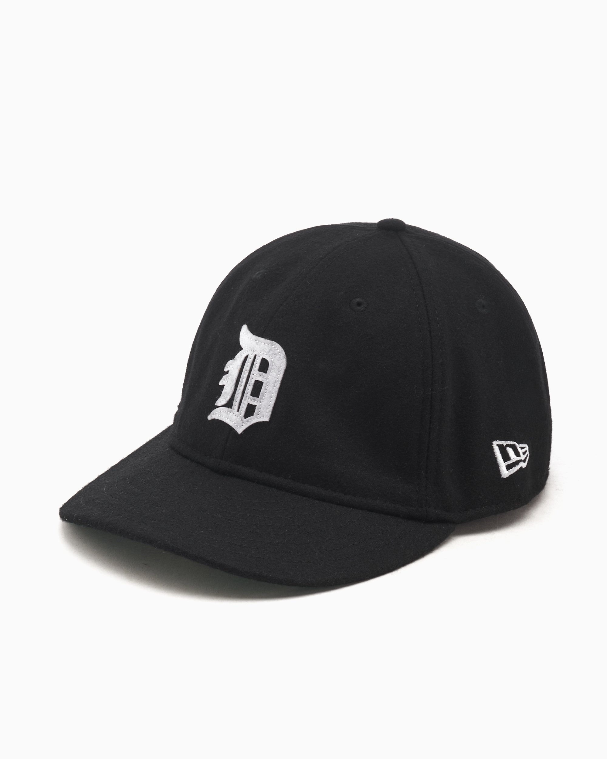New Era Detroit Tigers MLB Cooperstown Script 59FIFTY Retro Crown Unisex Cap Black 60580647 FOOTDISTRICT