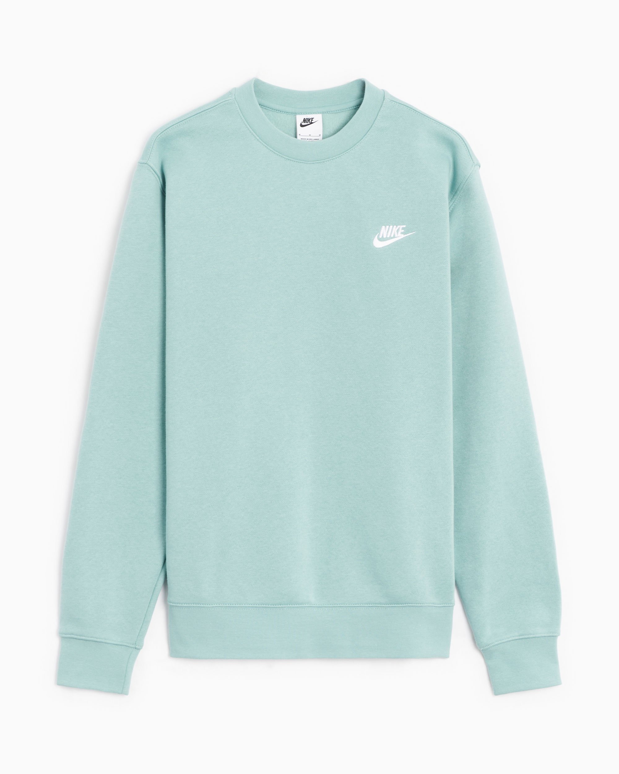 Nike sportswear club crew sweater grijs heren on sale