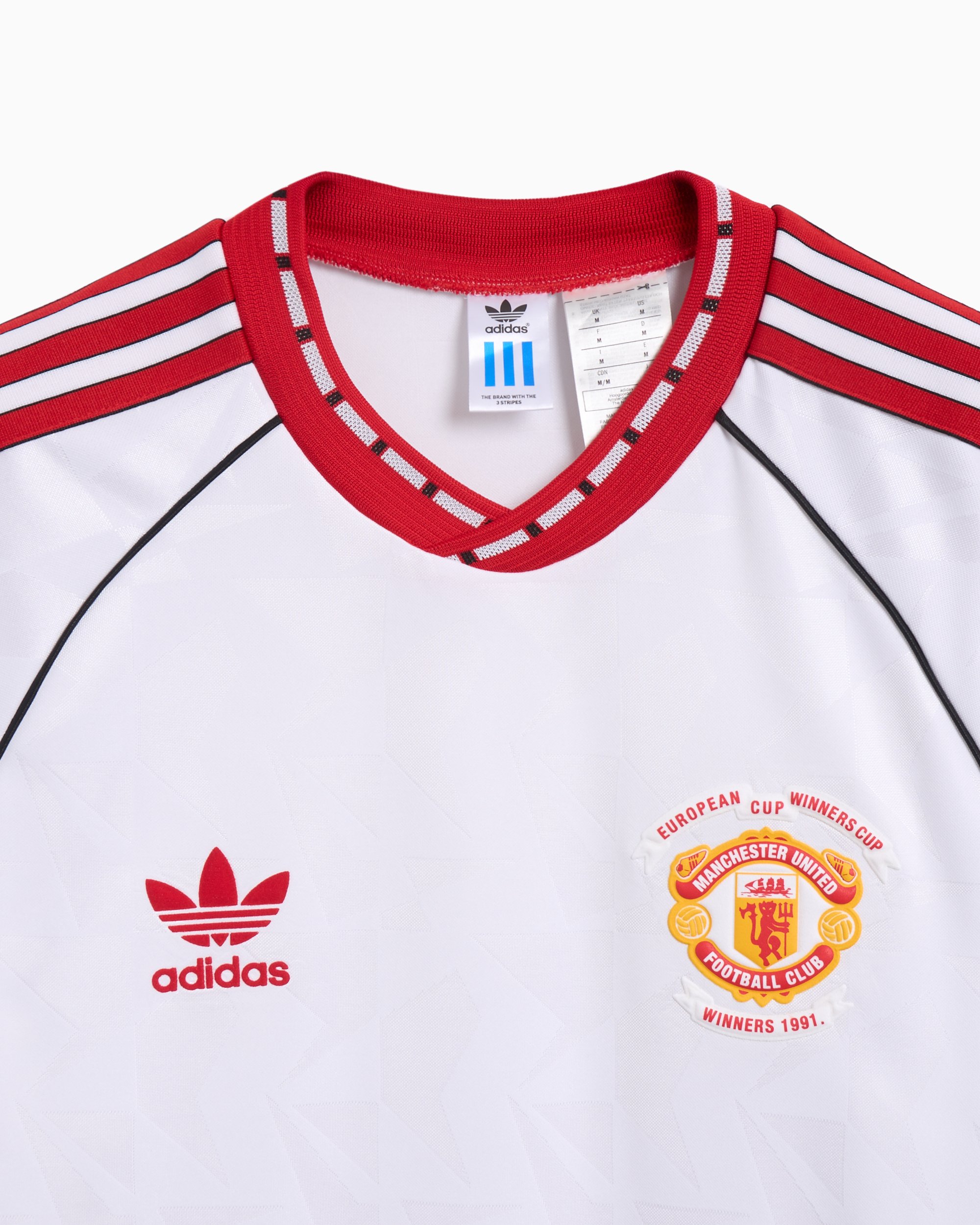 Adidas Manchester United Chevrolet Shirt White #6 Jersey