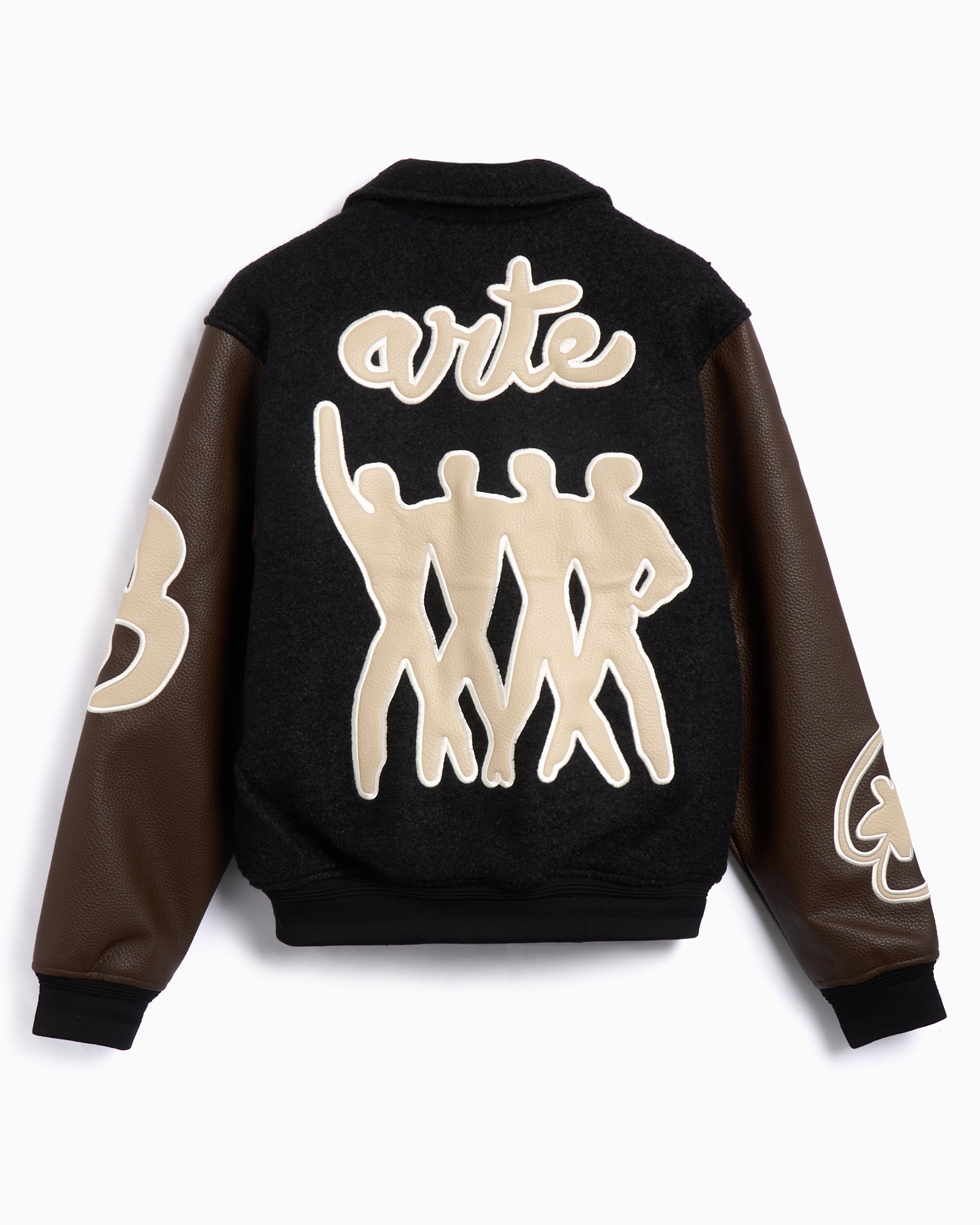 Arte Antwerp / ジャケット/L/コットン/BLK/ss25-056j Arte Antwerp Varsity Men's Jacket Men's Varsity Jacket Black SS25