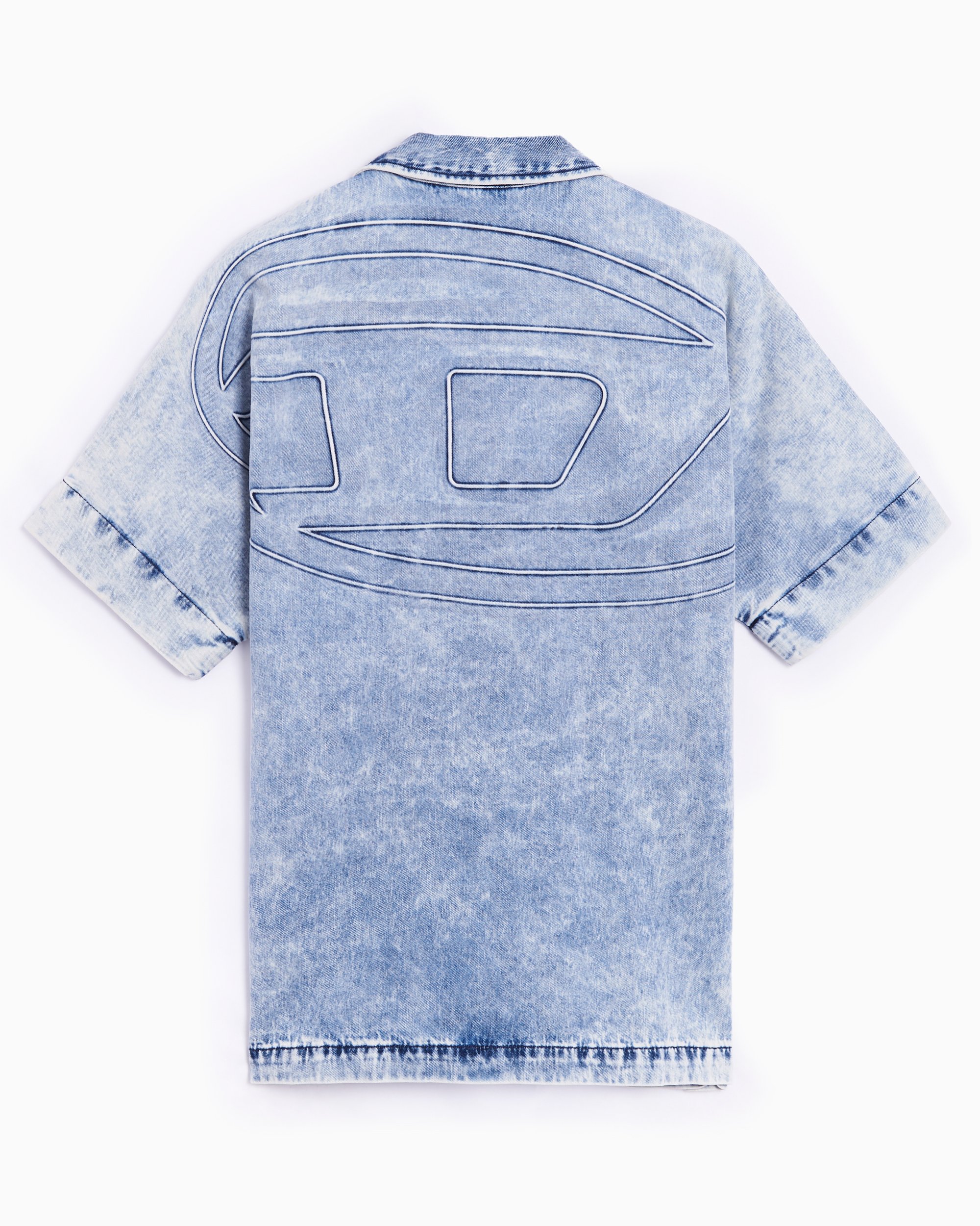 Diesel D Nabil S Men s Shirt Blu A14228 0CBCW 01 FOOTDISTRICT