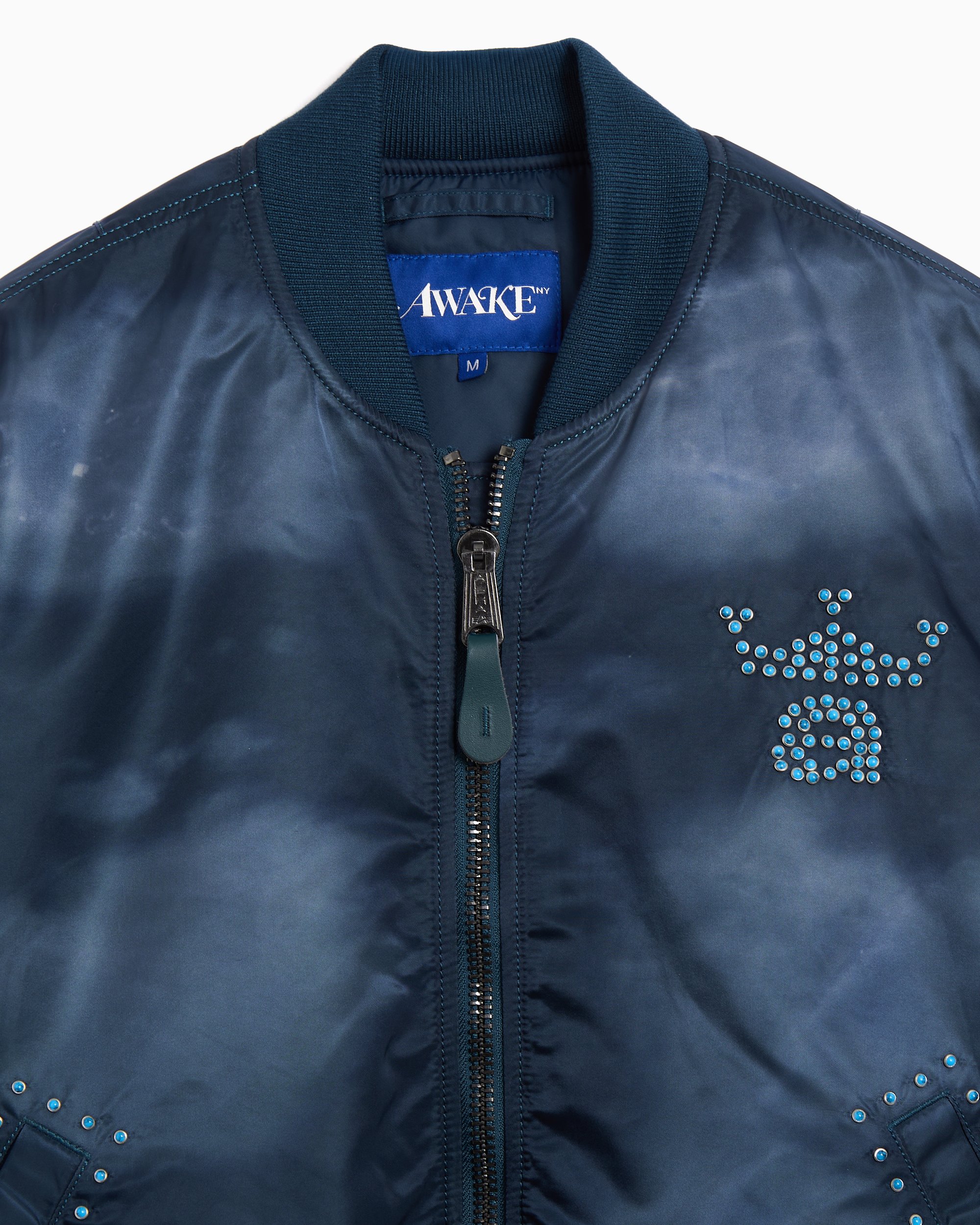 Awake NY x Alpha Industries MA-1 Men's Bomber Blue AWK-FW25 Awake NY x Alpha Industries MA-1 Men's Bomber Blue AWK-FW25