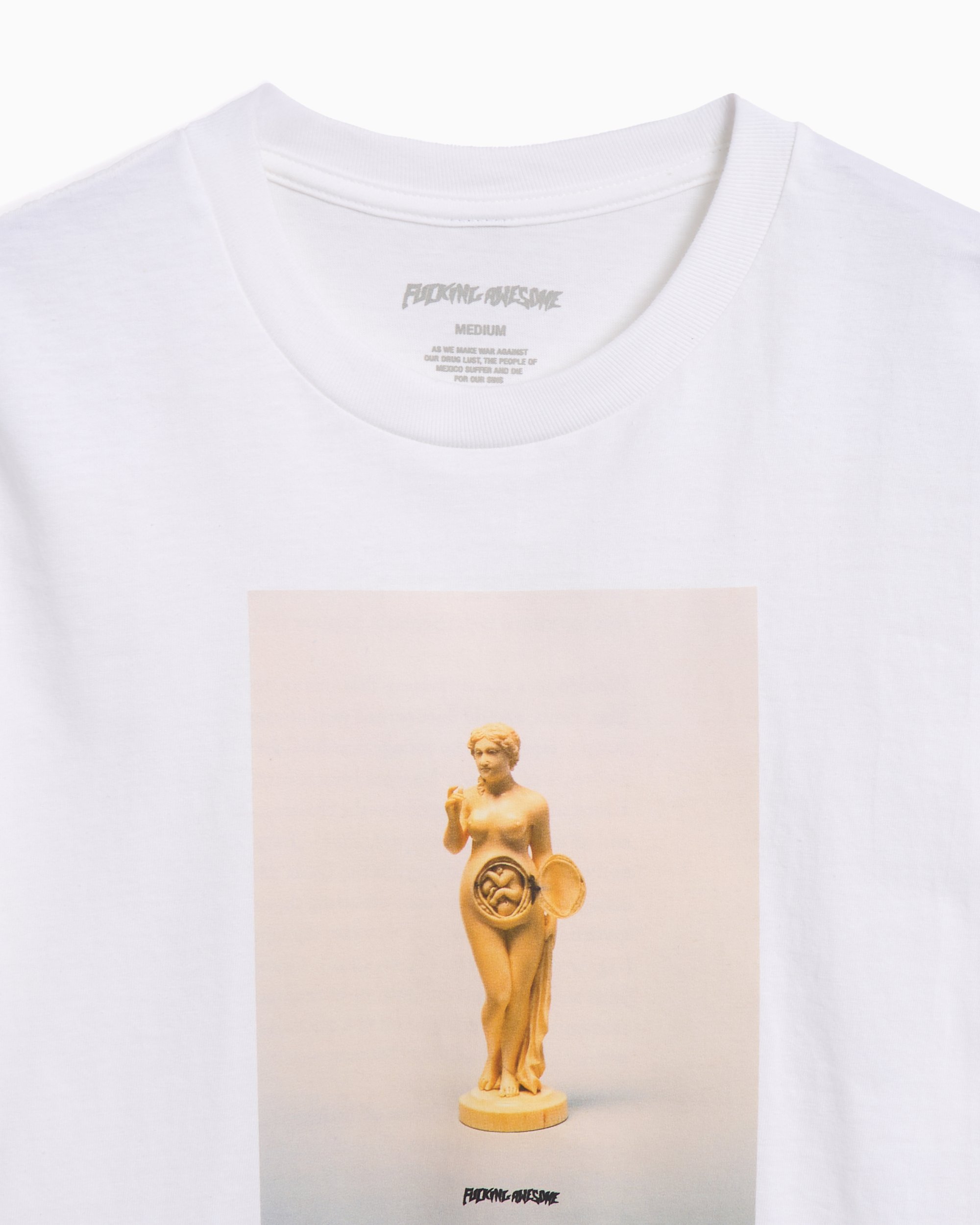 Fucking Awesome 2035 Statue Men's T-Shirt White PN25343
