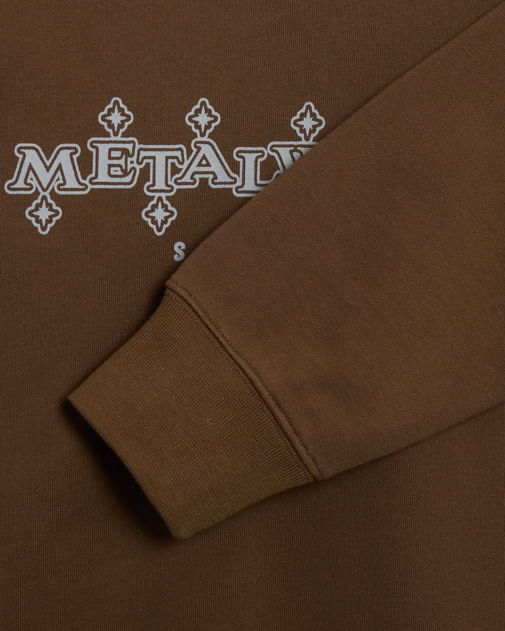 Metalwood Studio Diamonds Men's Sweatshirt Braun MWS24-06-101-MUD |  FOOTDISTRICT