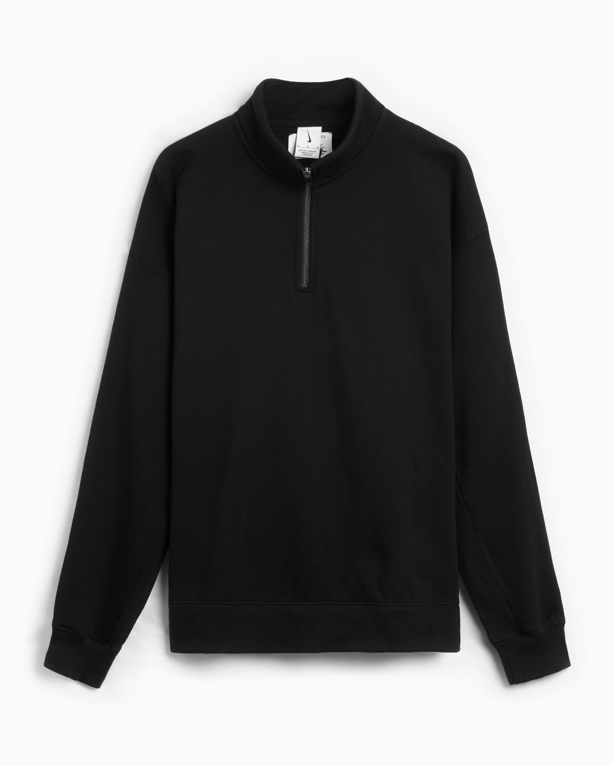 Nike three quarter zip sweatshirts discount