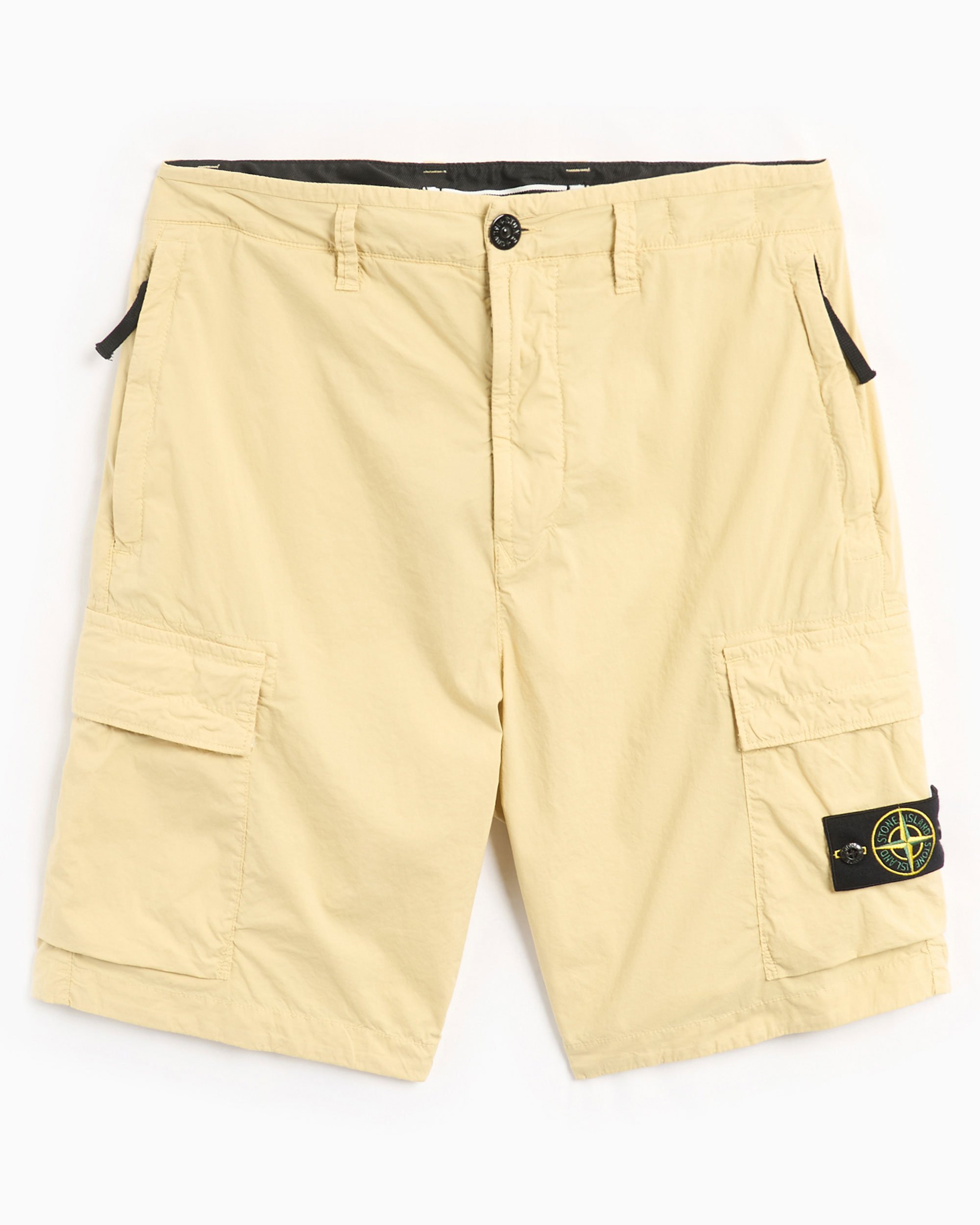 Stone island yellow shorts deals