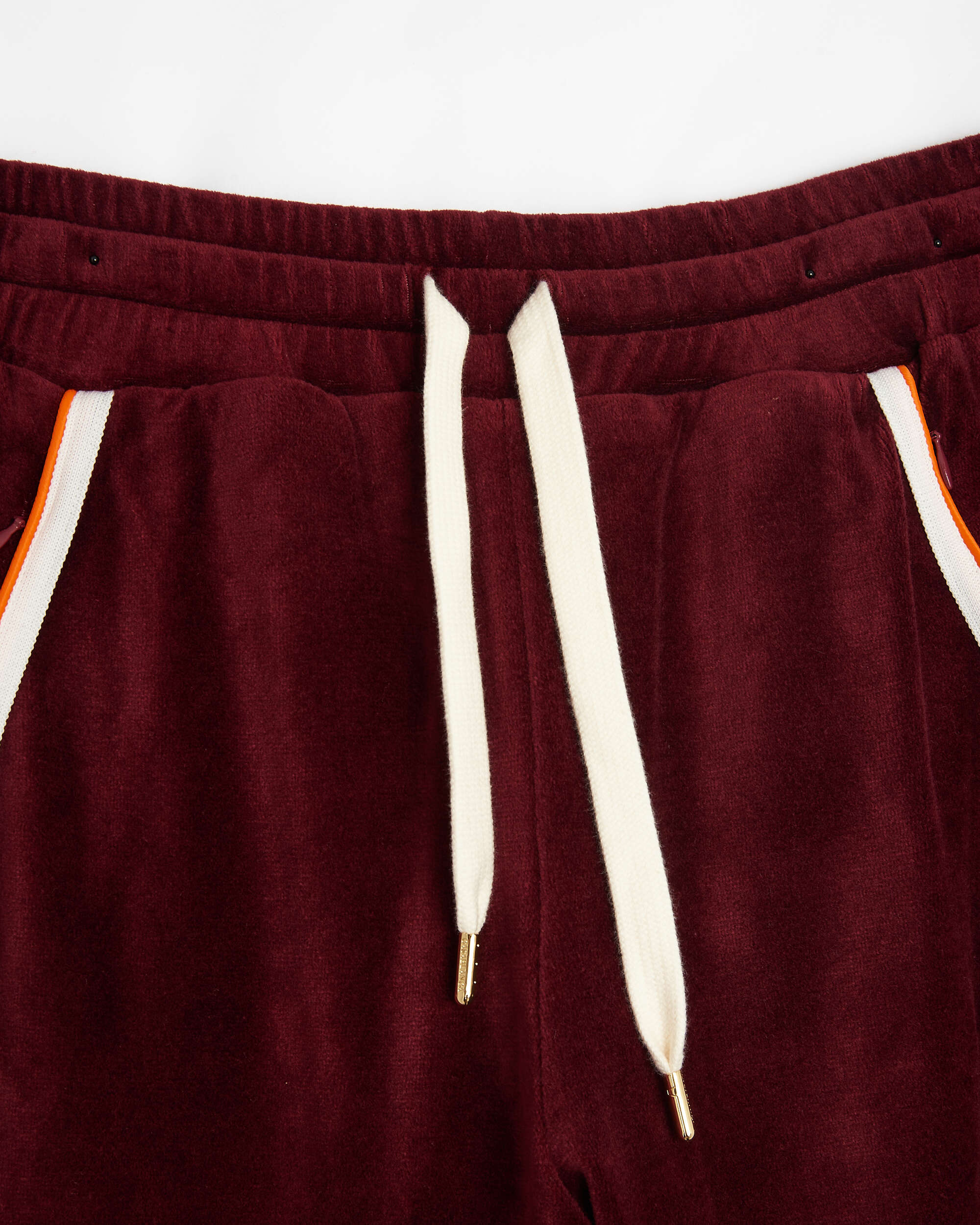 Casablanca Racing Velour Men s Track Pants Bordo MF21 JTR 043 BURGUNDY FOOTDISTRICT