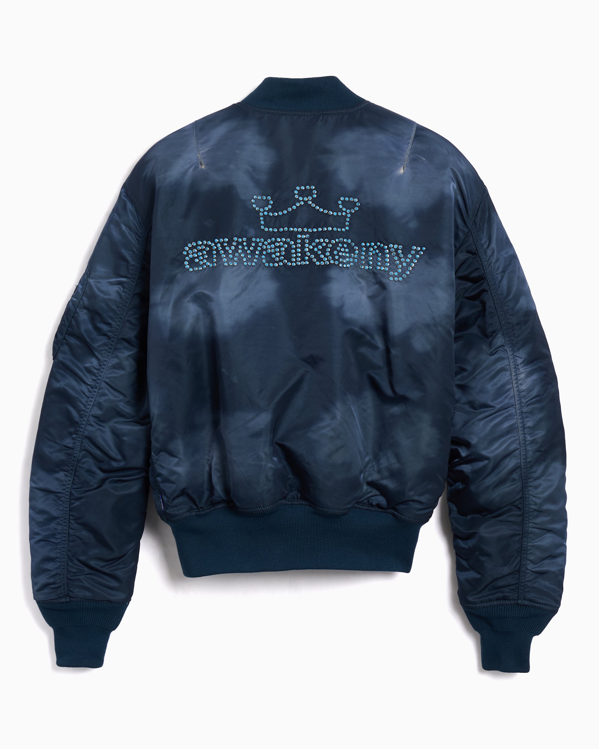 ALPHA INDUSTRIES MA-1 ネイビー Awake NY x Alpha Industries MA-1 Men's Bomber Blue AWK-FW25