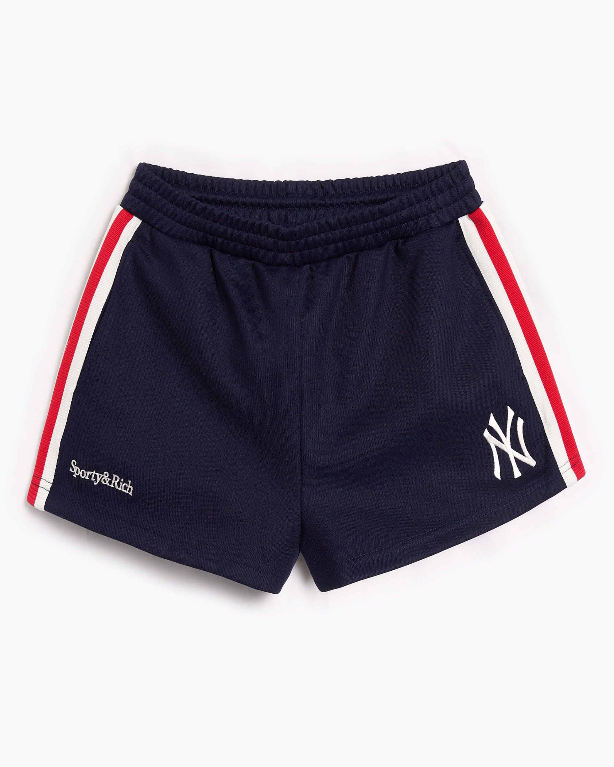 Sporty & Rich x 47 Brand Yankees Serif Roller Crop Women's Shorts