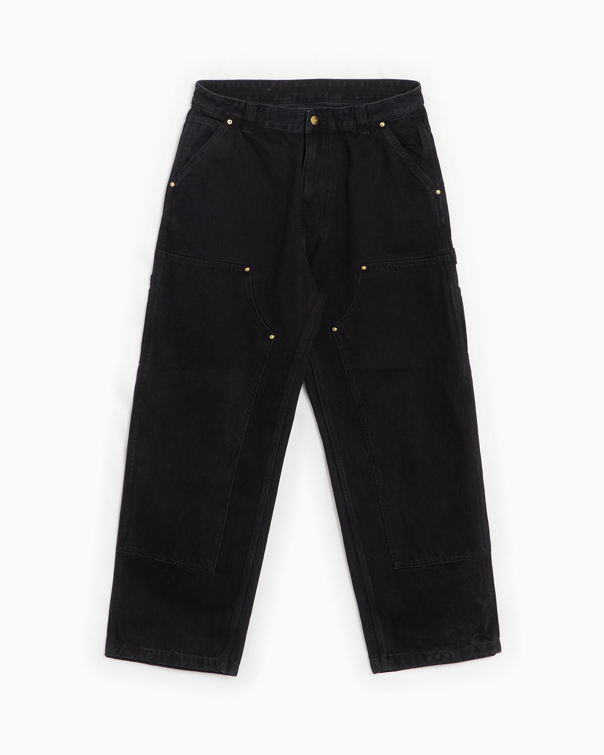 carhartt wip nash double knee pants サイズs Carhartt WIP Nash Double Knee Pant (Black/Stone Washed) – August