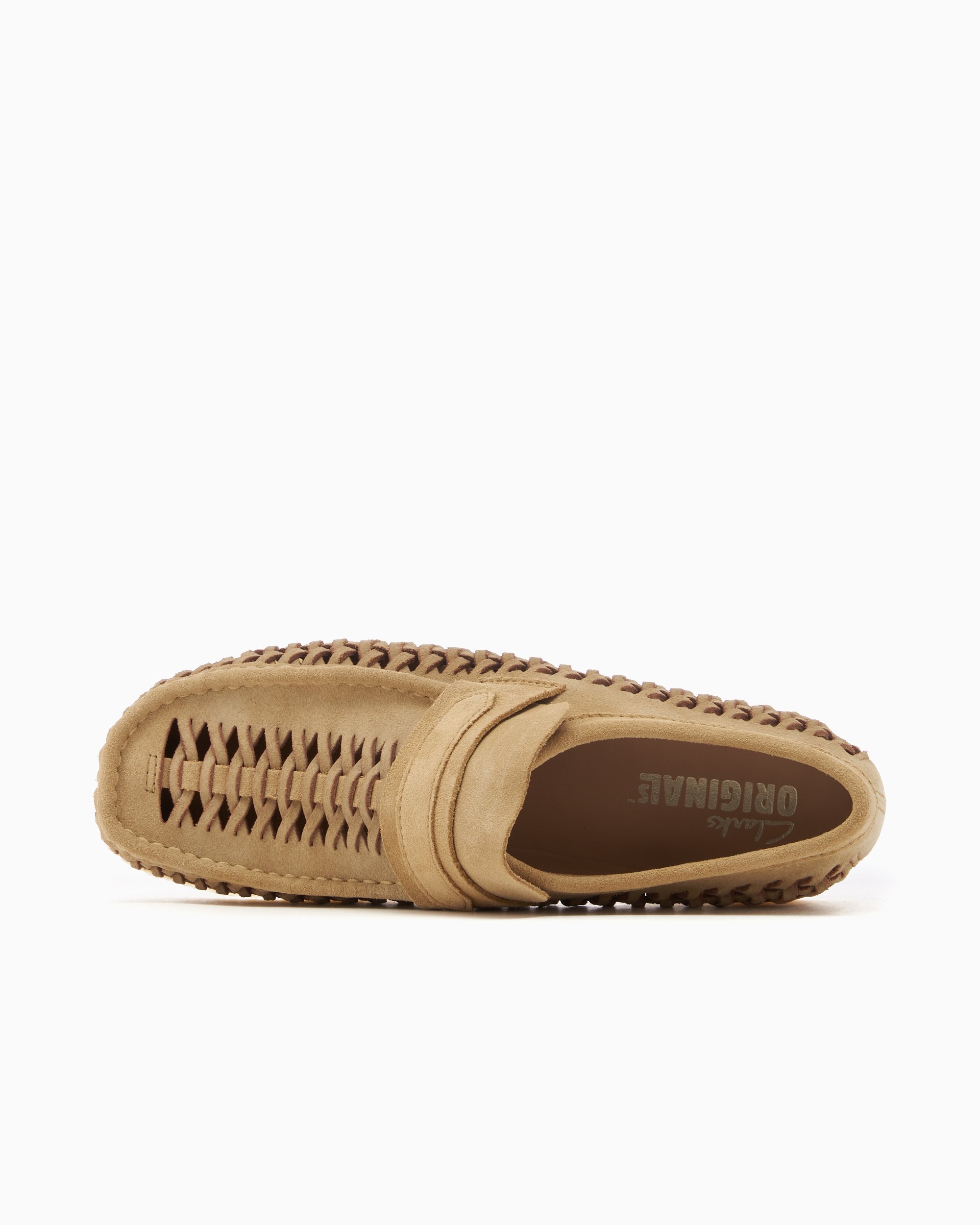 Clarks Wallabee Loafer Weave Beige 261765347 | FOOTDISTRICT