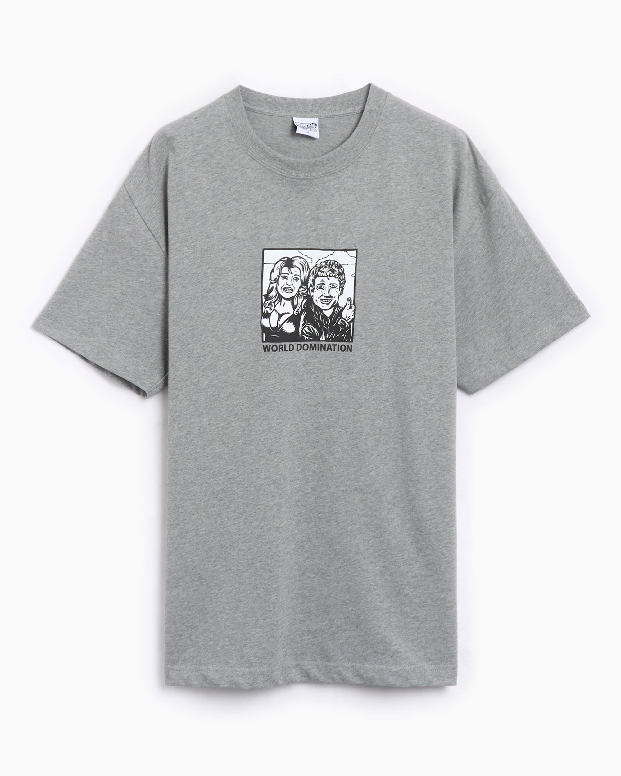 Polar Skate Co. World Domination Men's T-Shirt Gray PSC-SP25