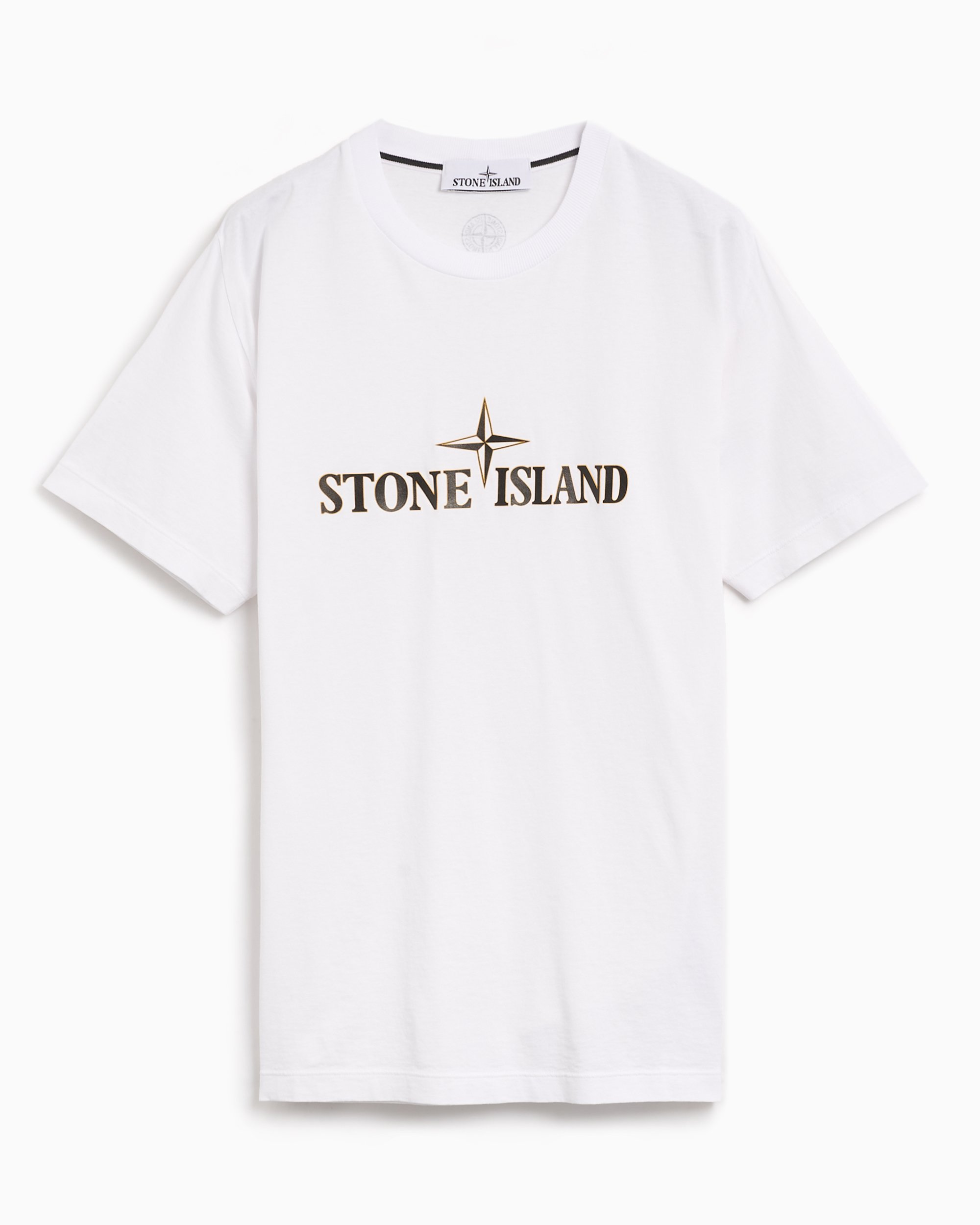 Stone Island Logo Men's T-Shirt White 81152NS80-V0001