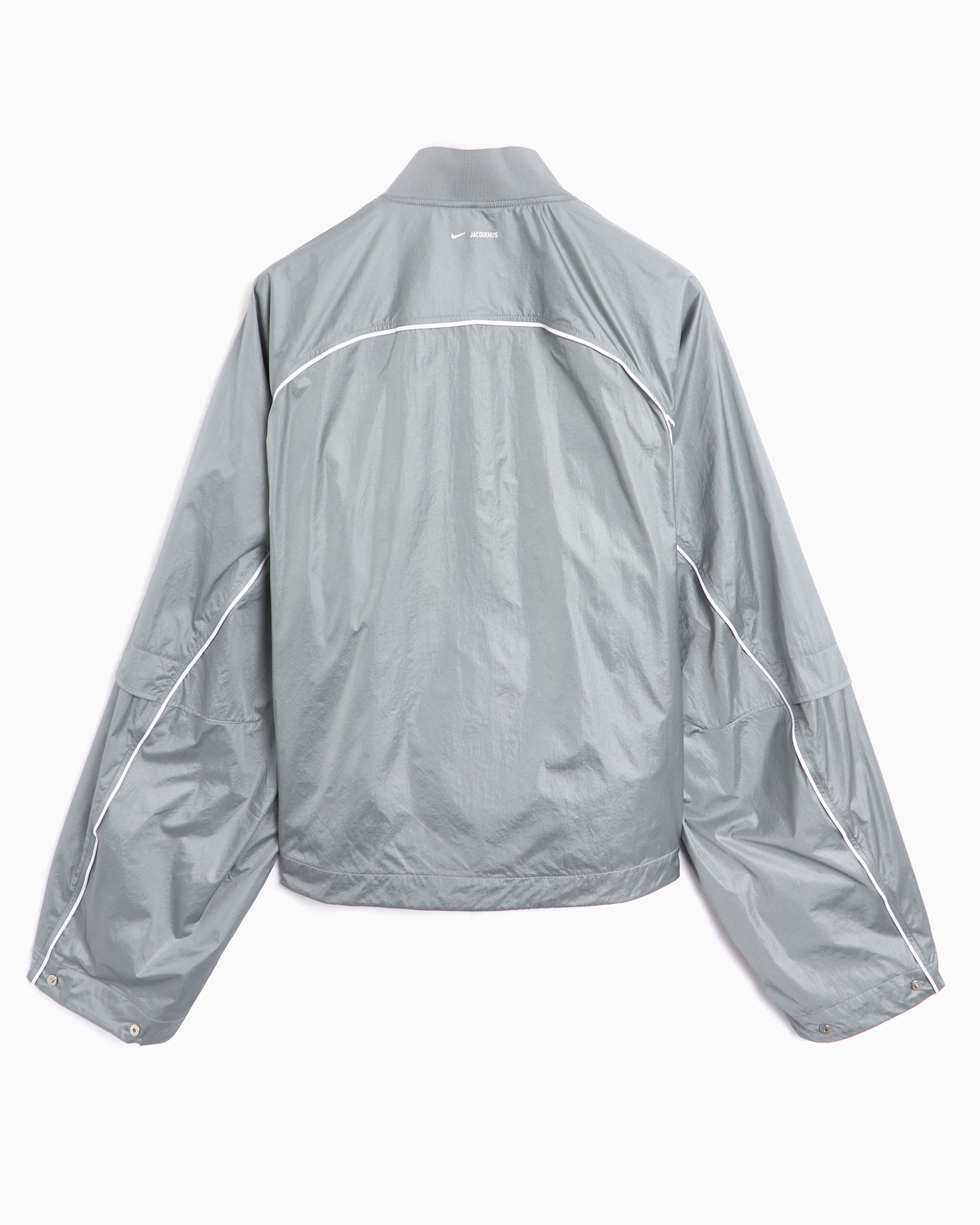 Nike x Jacquemus Unisex Track Jacket Gray FV5697-073 Nike x Jacquemus Unisex Track Jacket Gray FV5697-073