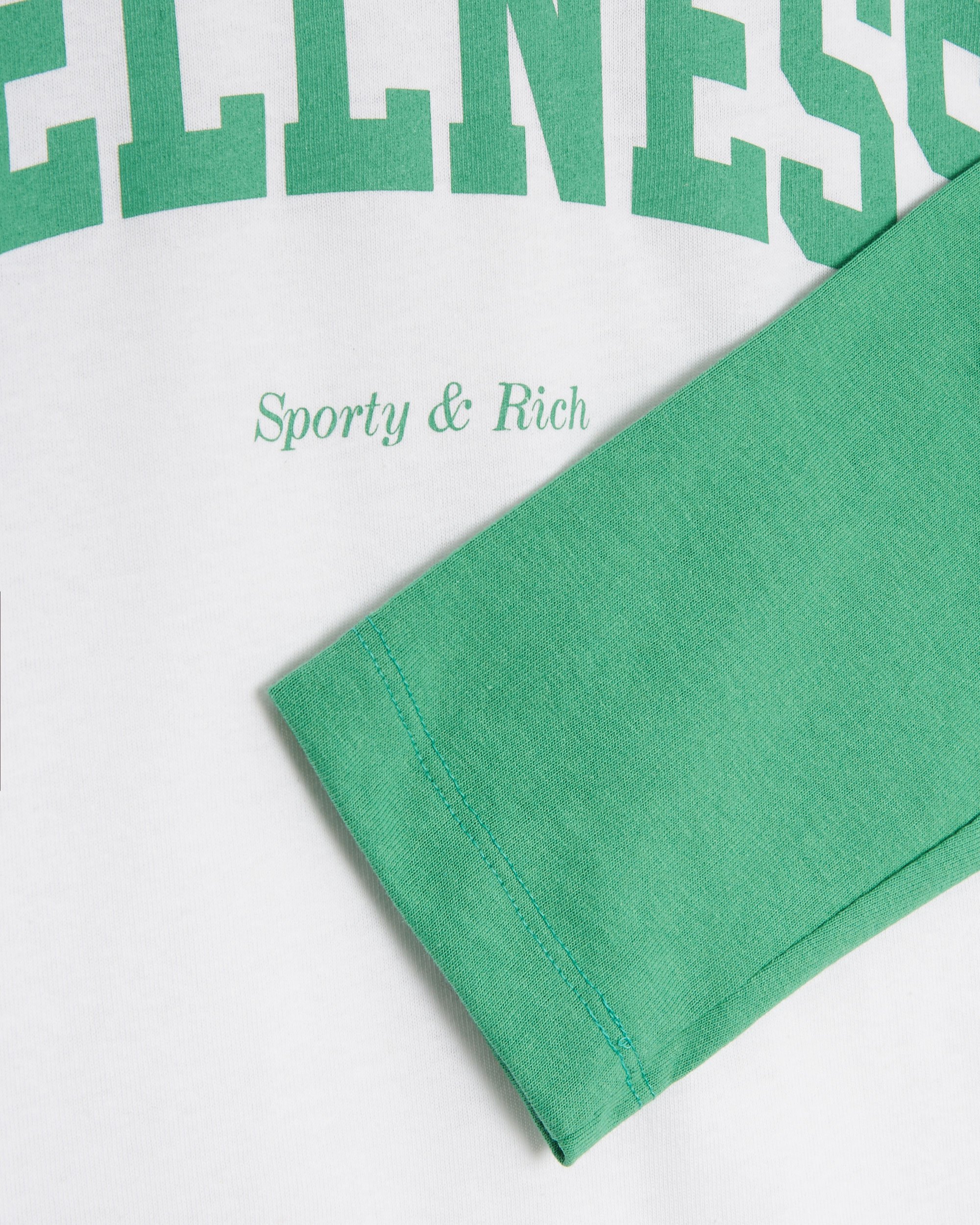 Wellness Ivy T-Shirt - Moss/White – Sporty & Rich