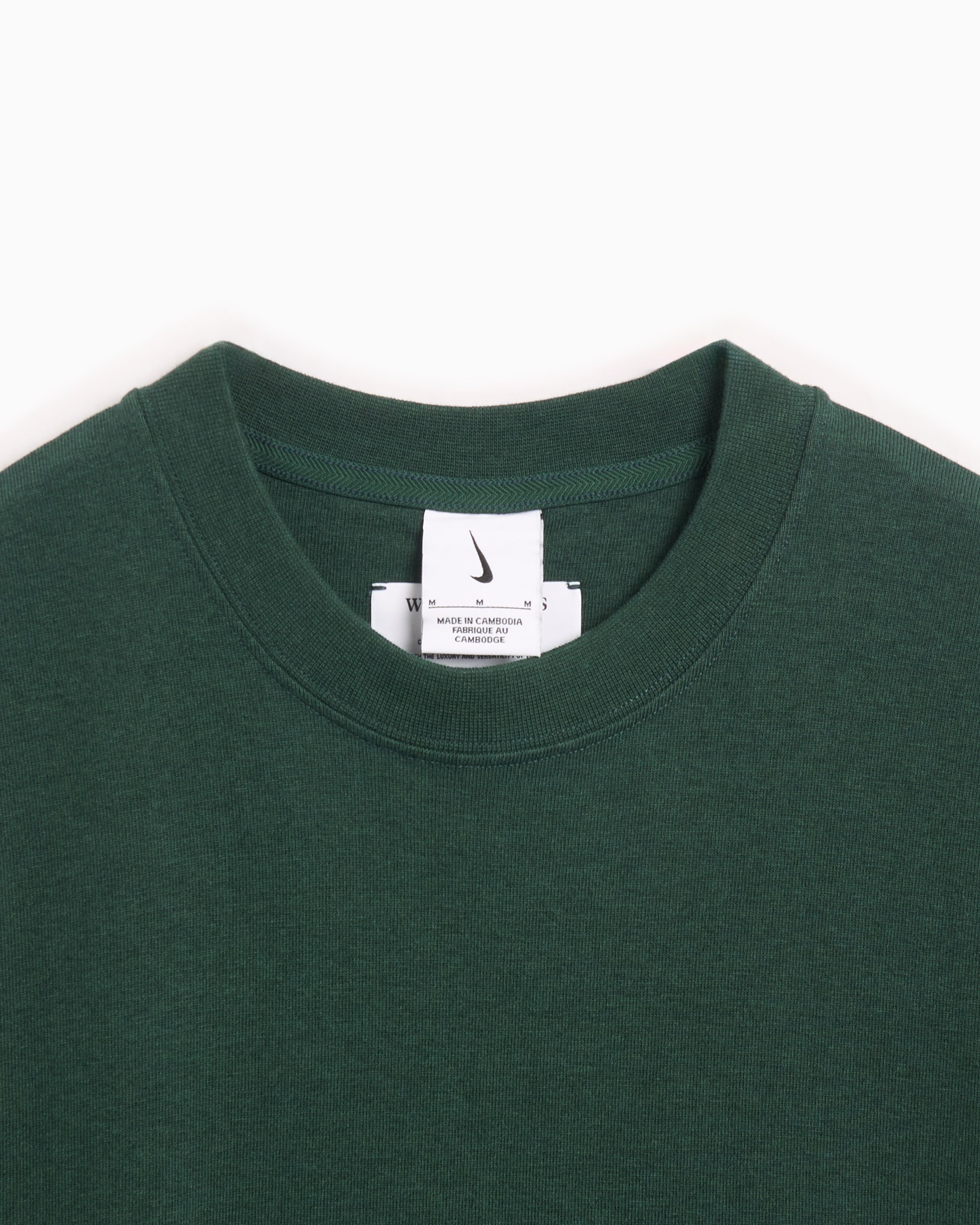 Nike Unisex Wool Classic T Shirt Green FV4889 397 FOOTDISTRICT