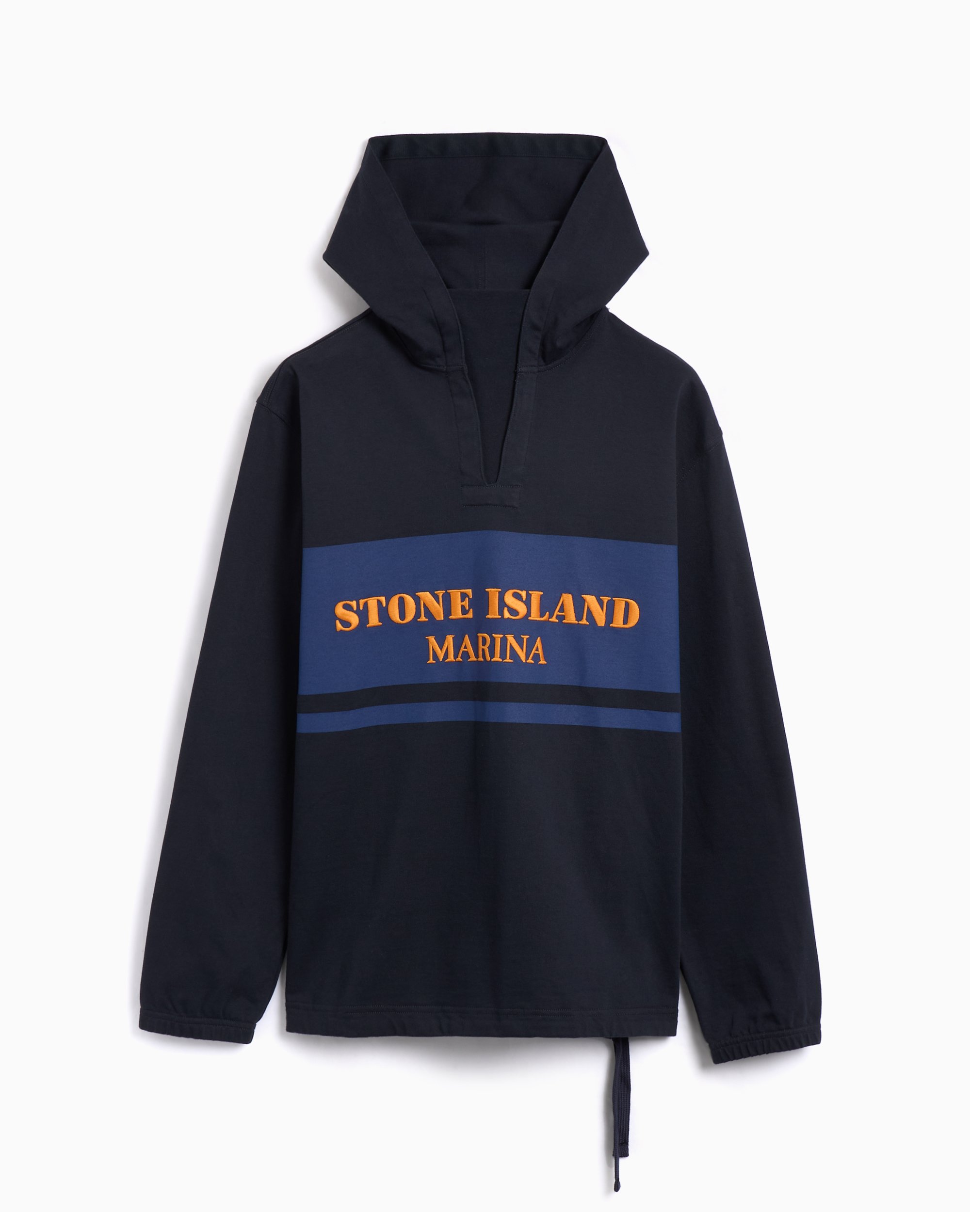 Stone Island Marina Men's Hoodie Black K1S156100029S00X5 Stone Island Marina Men's Hoodie Black K1S156100029S00X5