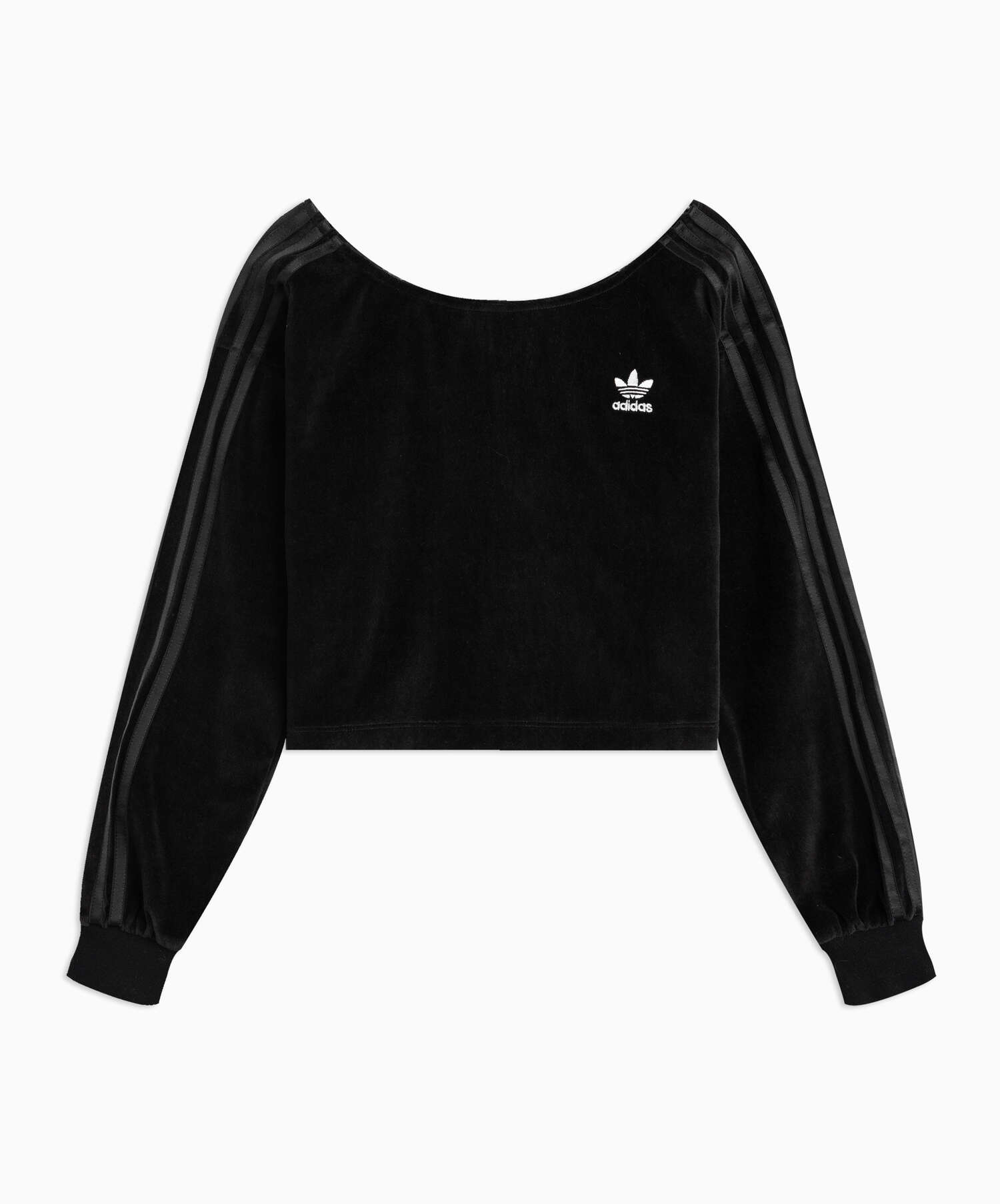 adidas Off Shoulder Damen Sweatshirt Schwarz H18840 FOOTDISTRICT