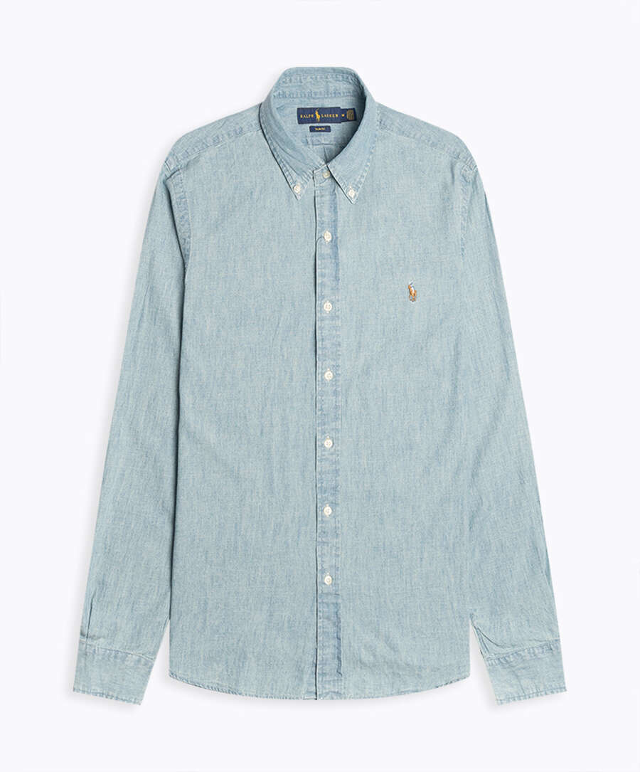 Camicie uomo ralph top lauren manica lunga