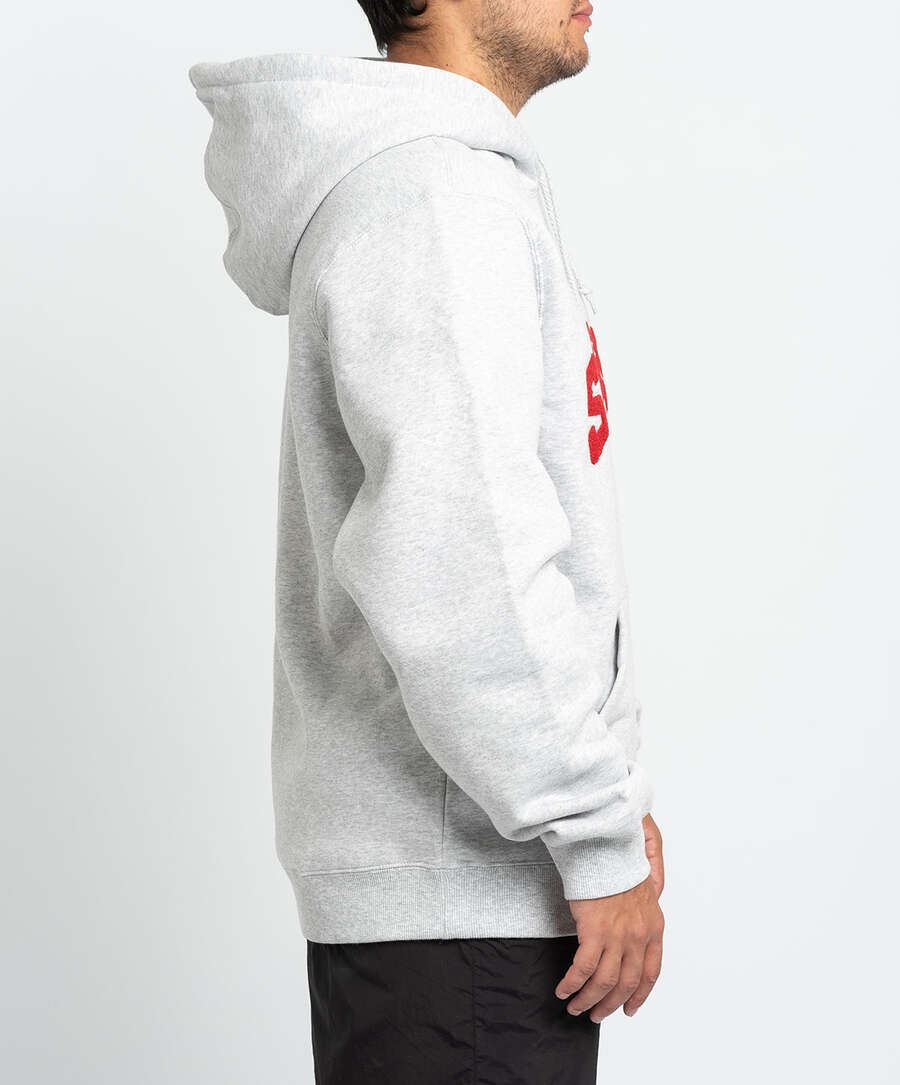 Stussy arch hoodie grey on sale