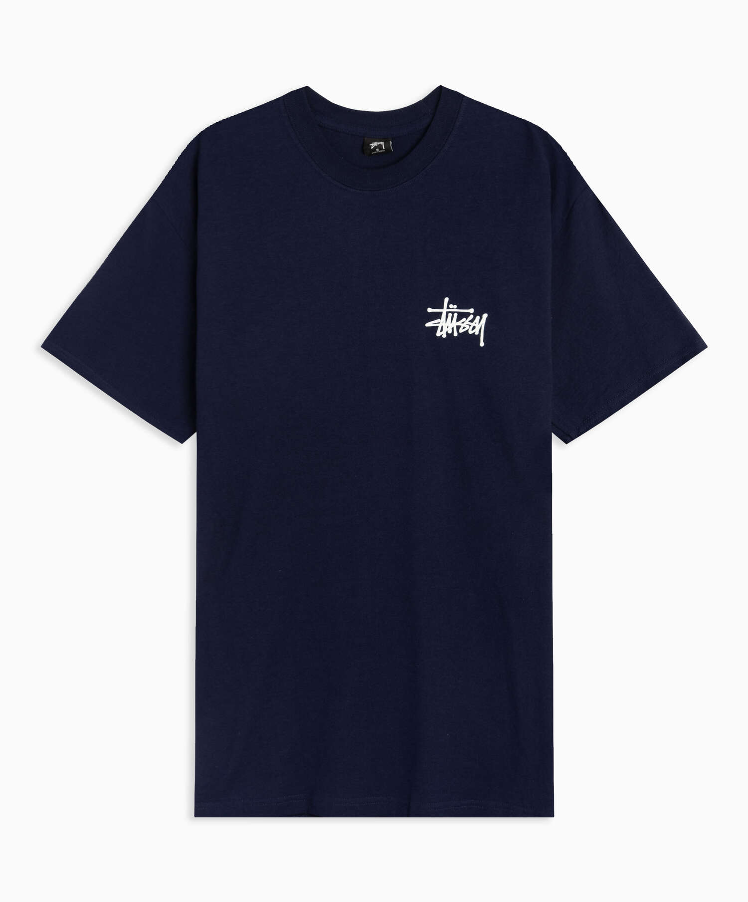 T Shirt a Manica Corta Stussy Basic Uomo Multi 1904567 NAVY