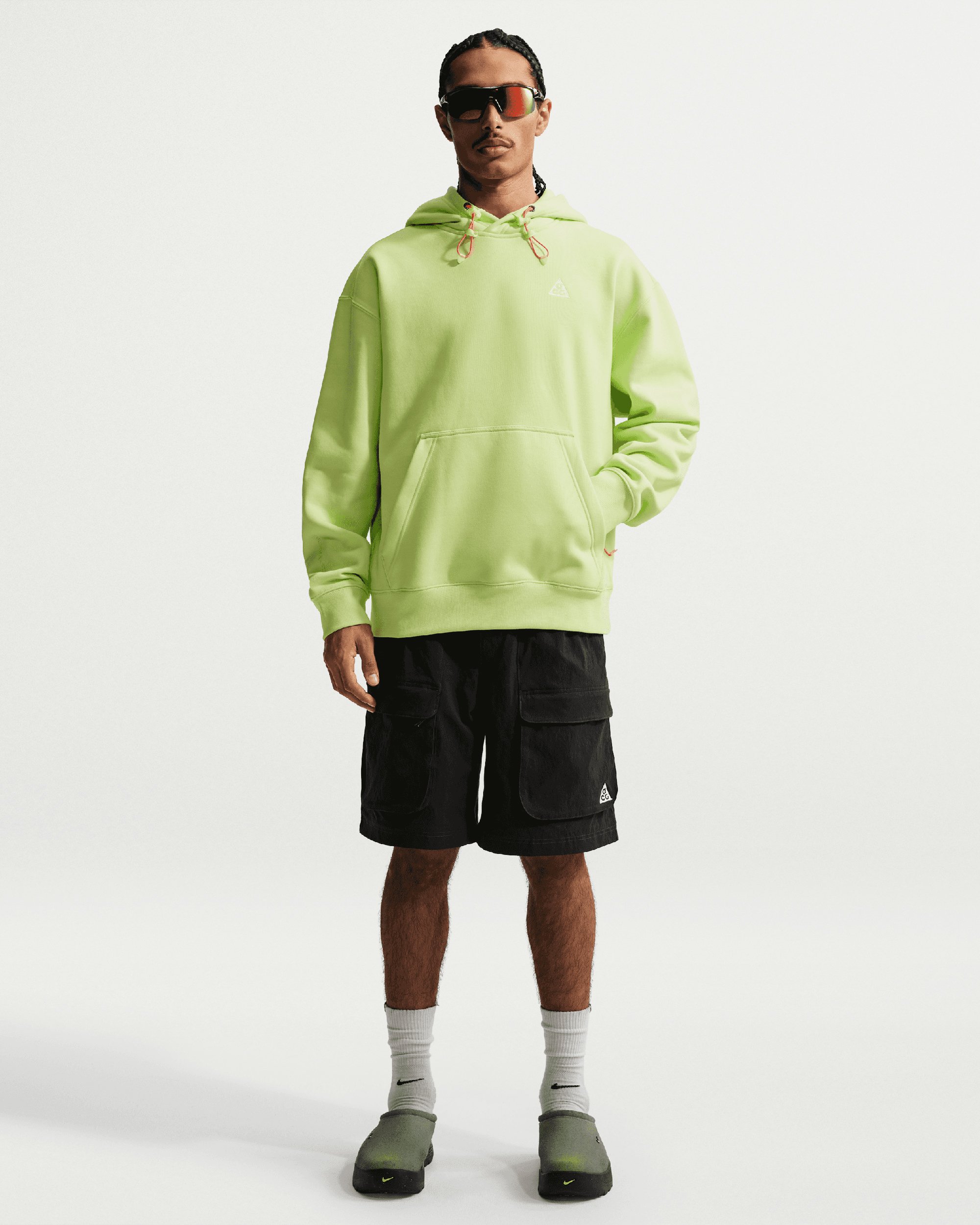 nike acg yellow hoodie