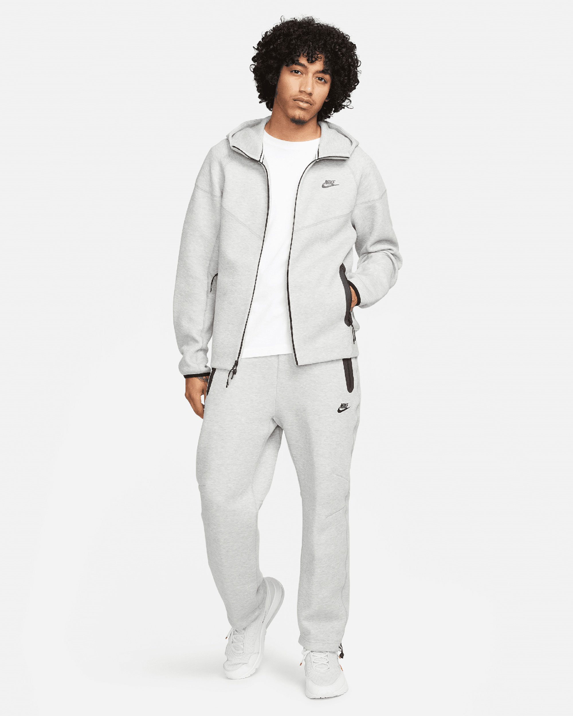 Nike mens sportswear tech fleece windrunner hooded sweatshirt on sale