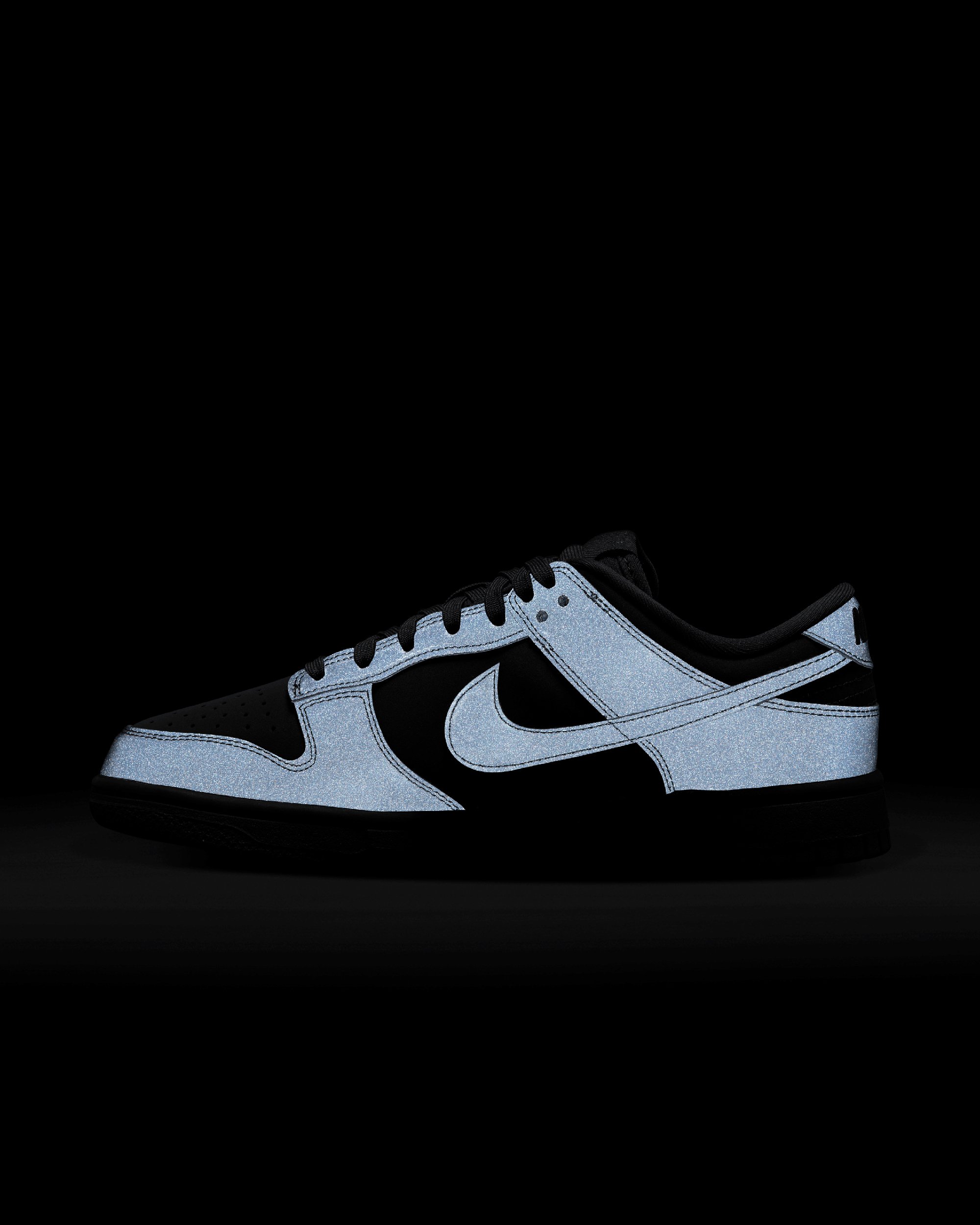 Nike Women s Dunk Low Cyber Reflective Black FZ3781 060 FOOTDISTRICT
