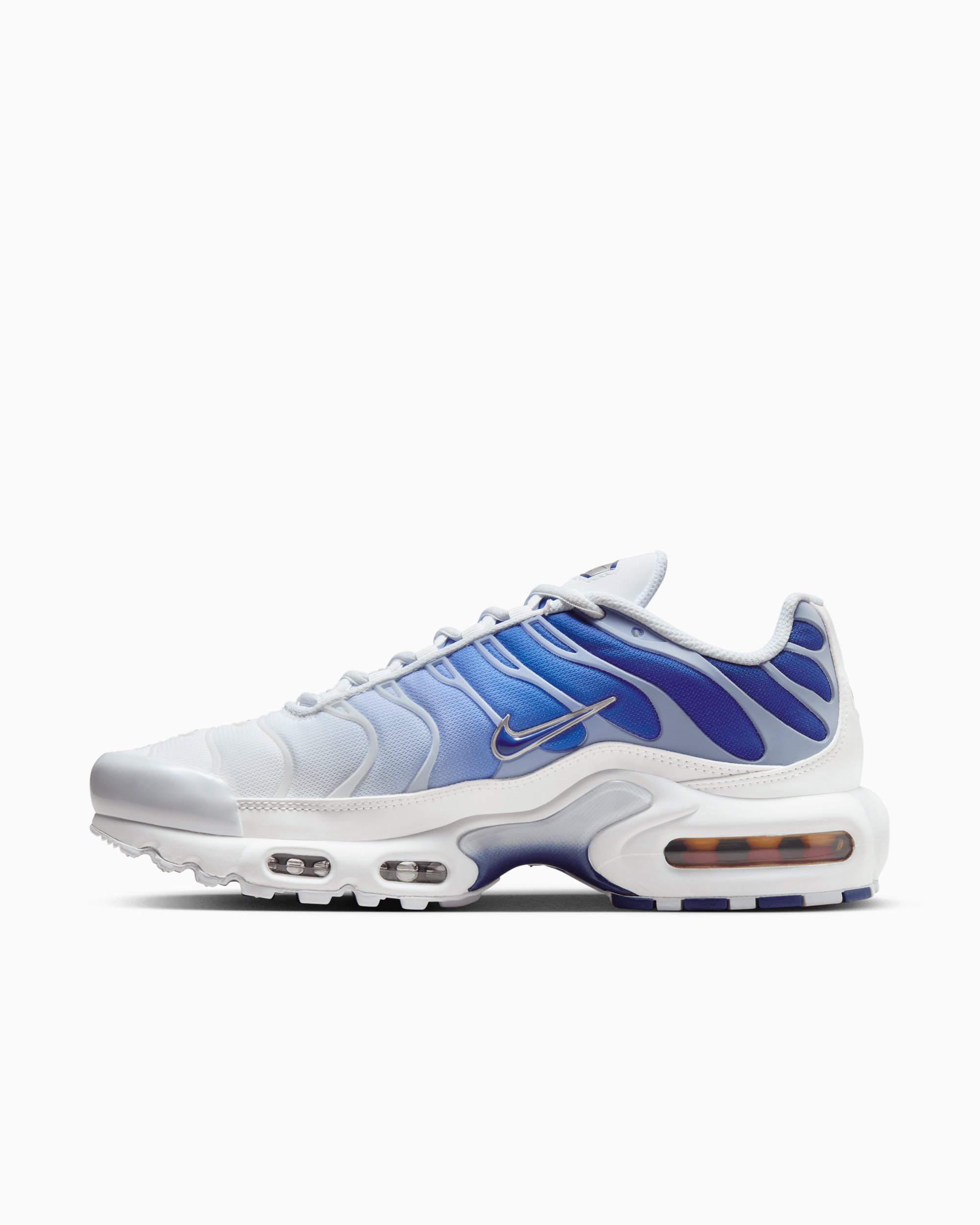 Nike Women s Air Max Plus Blue Fade Blue White FZ4345 100 FOOTDISTRICT