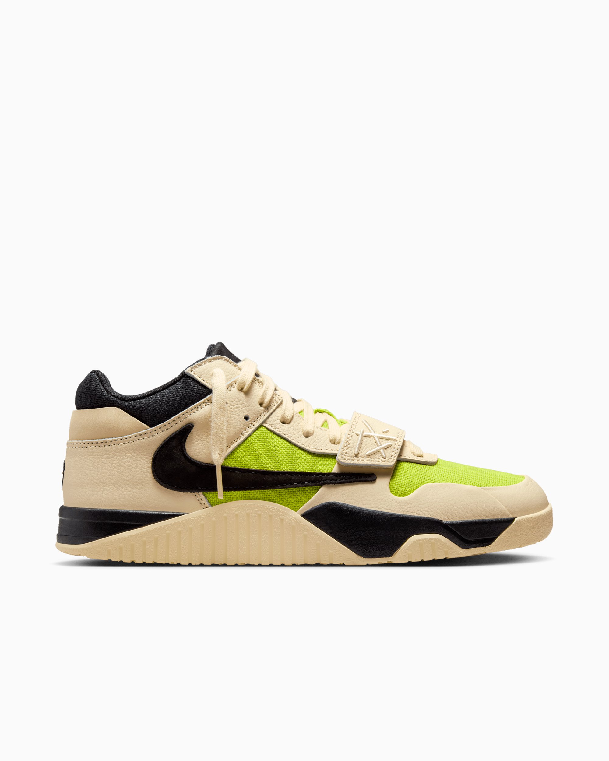 Jordan x Travis Scott CJ1 T-Rexx “Bright Cactus” Verde, Amarelo