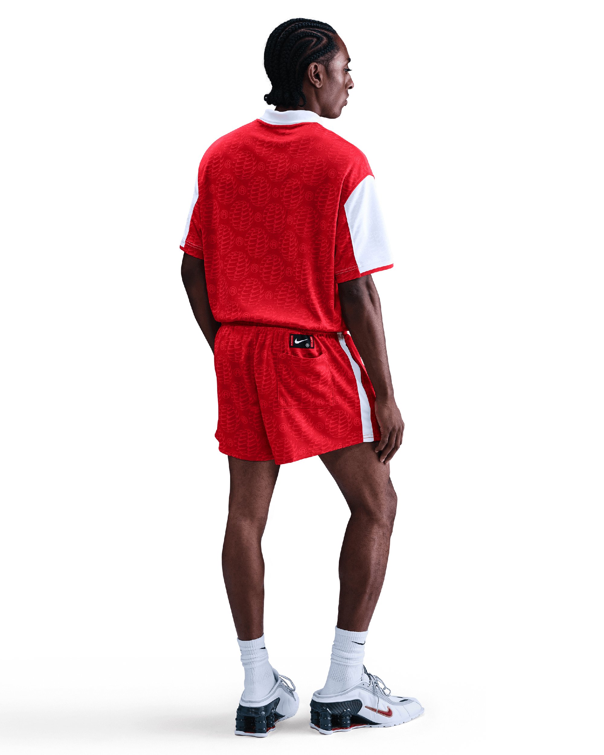 Nike x Martine Rose Football Men's Shorts Red HM9025-657