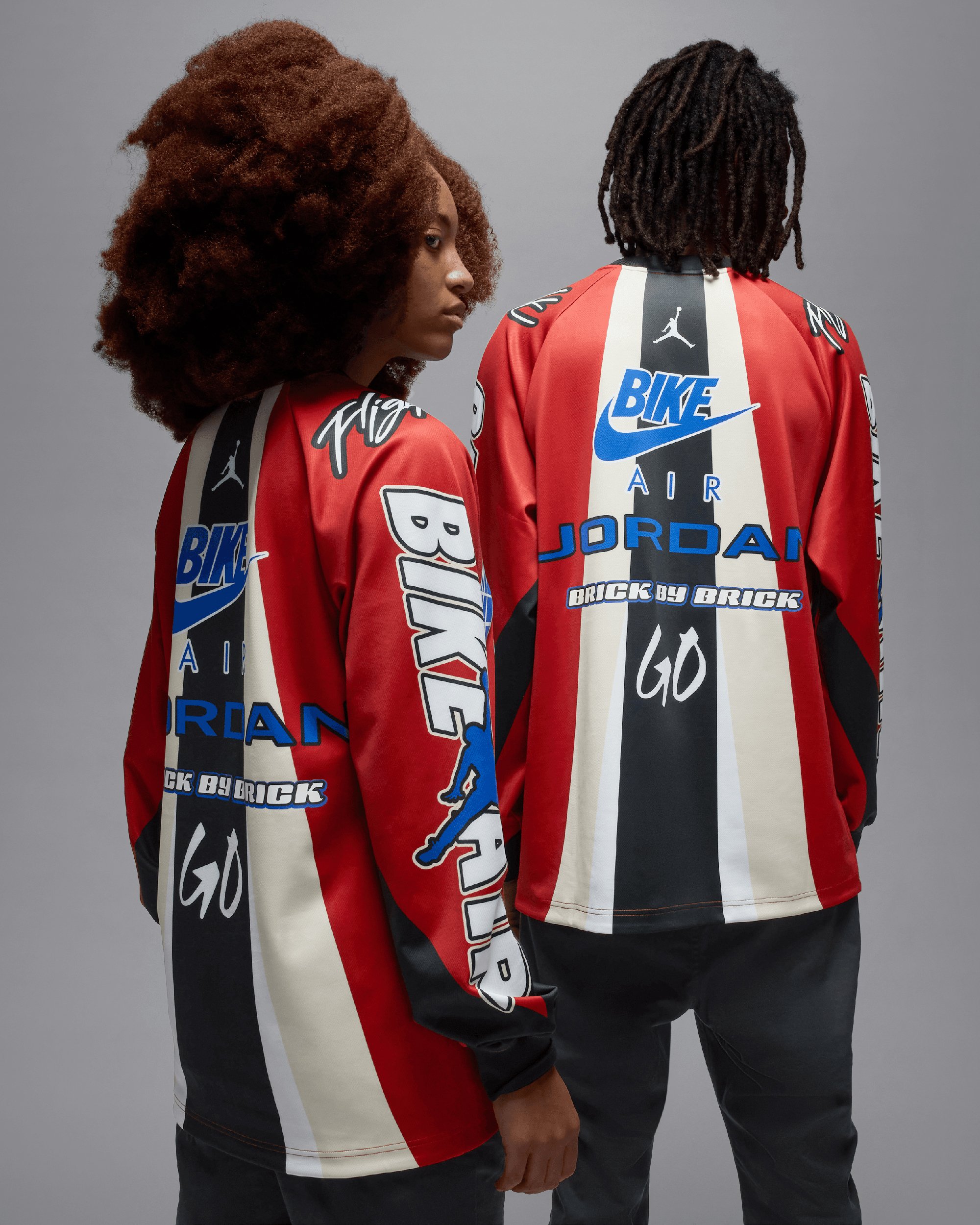 Jordan x Nigel Sylvester Bike Men's Long Sleeve T-Shirt