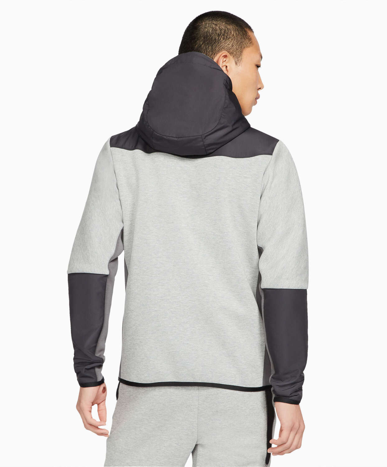 Nike Sportswear Tech Fleece Woven Full-Zip Men's Hoodie Gray