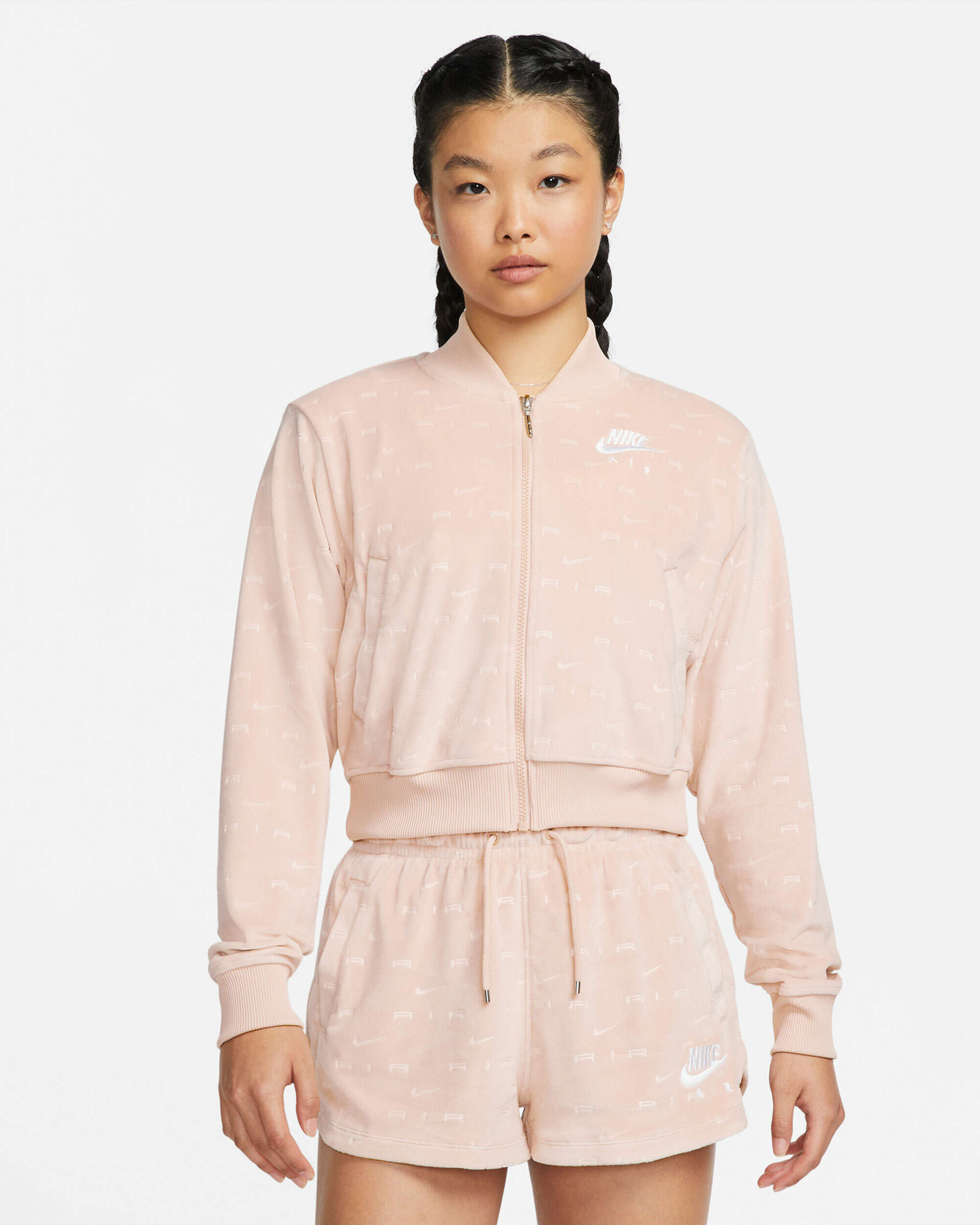 Nike velour jacket women's deals