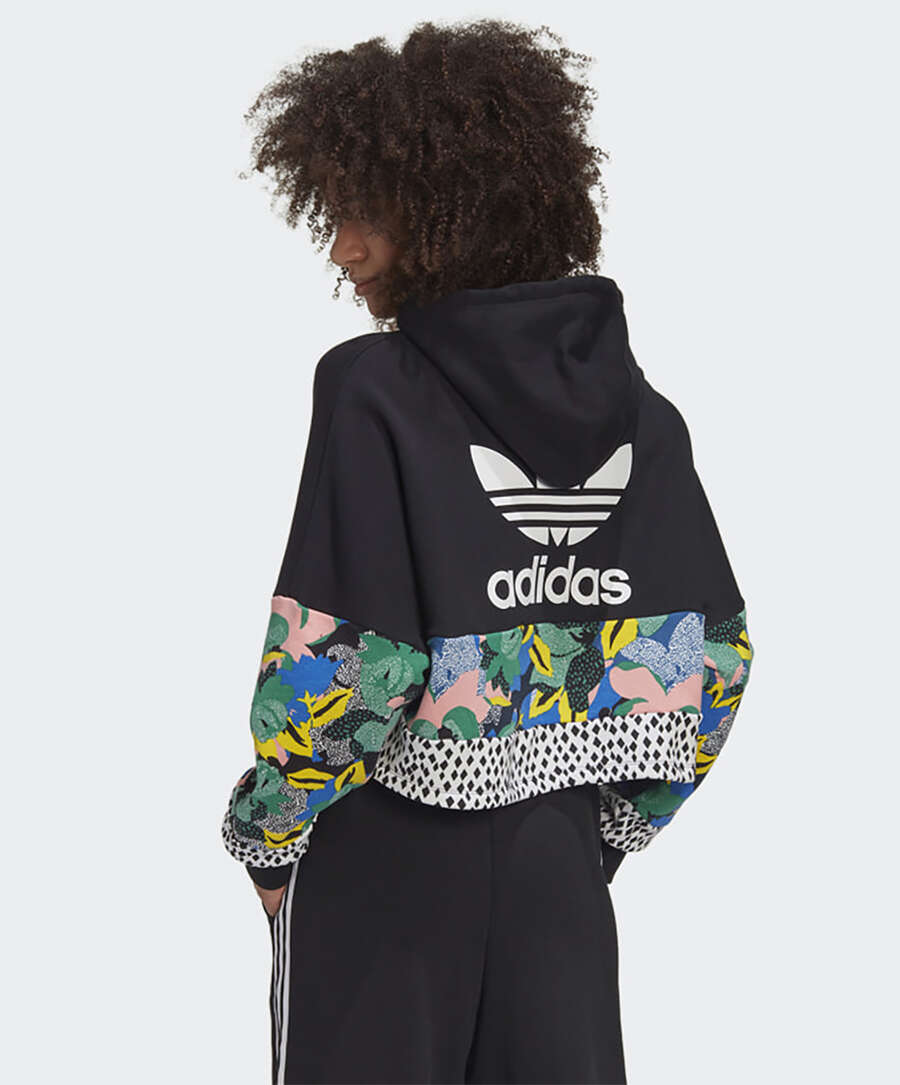 Adidas cropped clearance hoodie damen