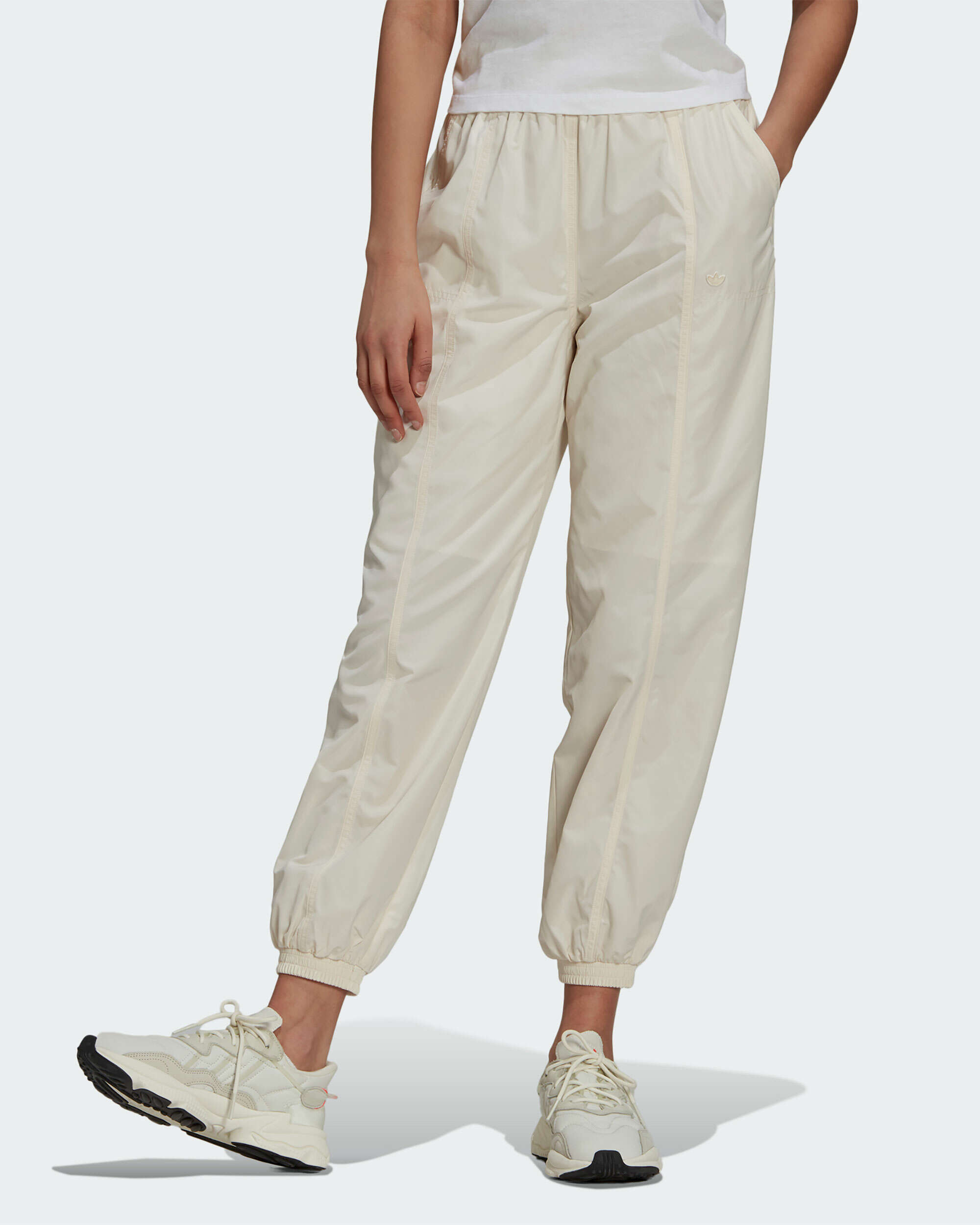 Nylon track pants women's sales
