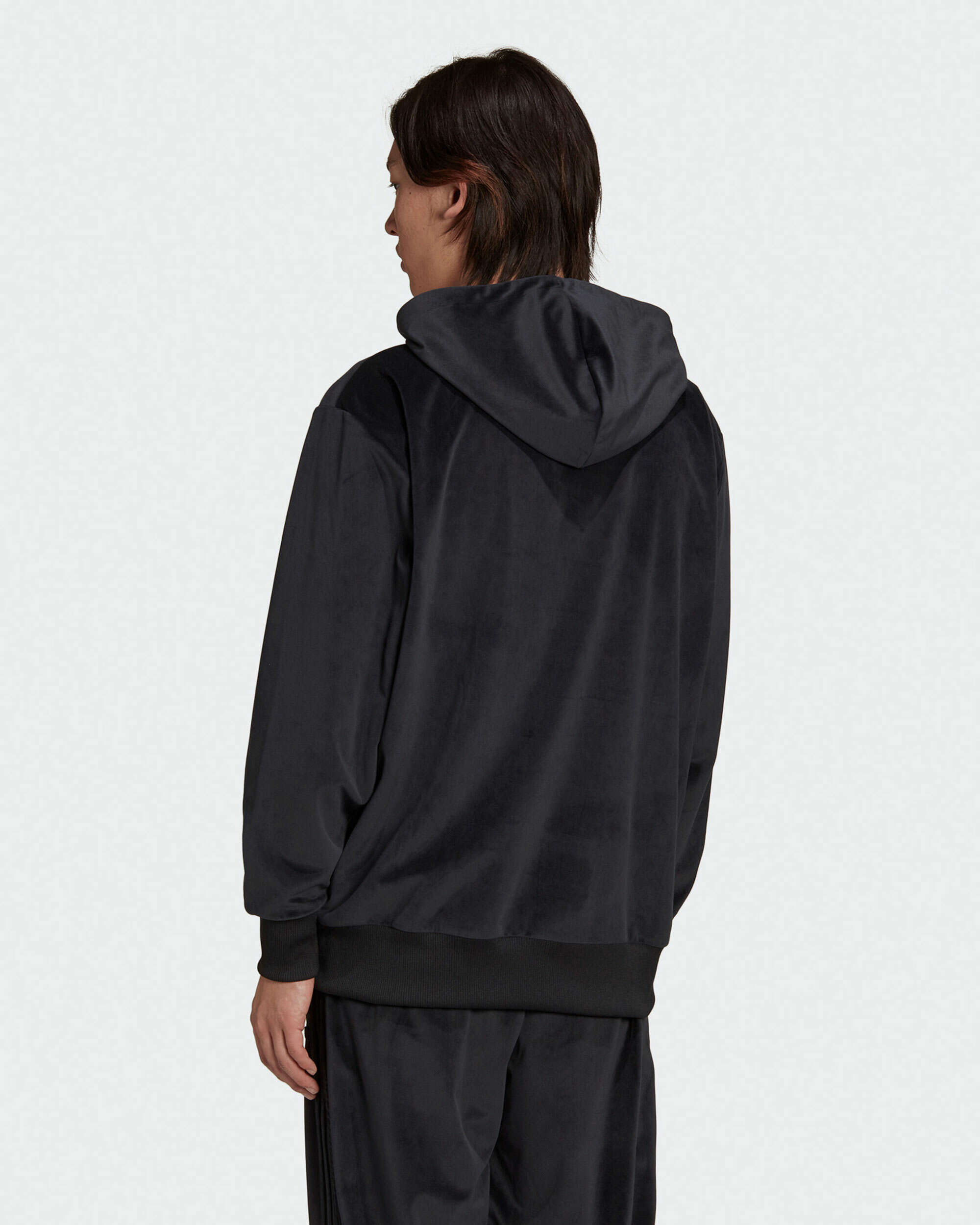 Adidas velvet sale hoodie mens
