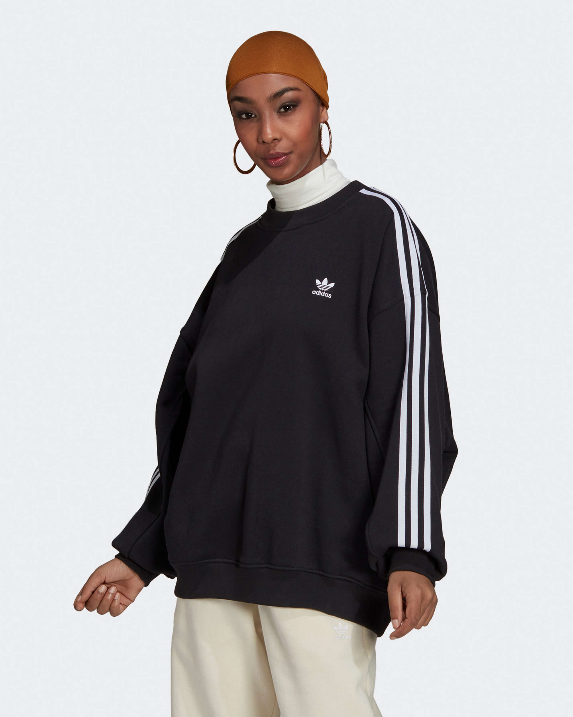 Adidas oversized womens hotsell sweatshirt