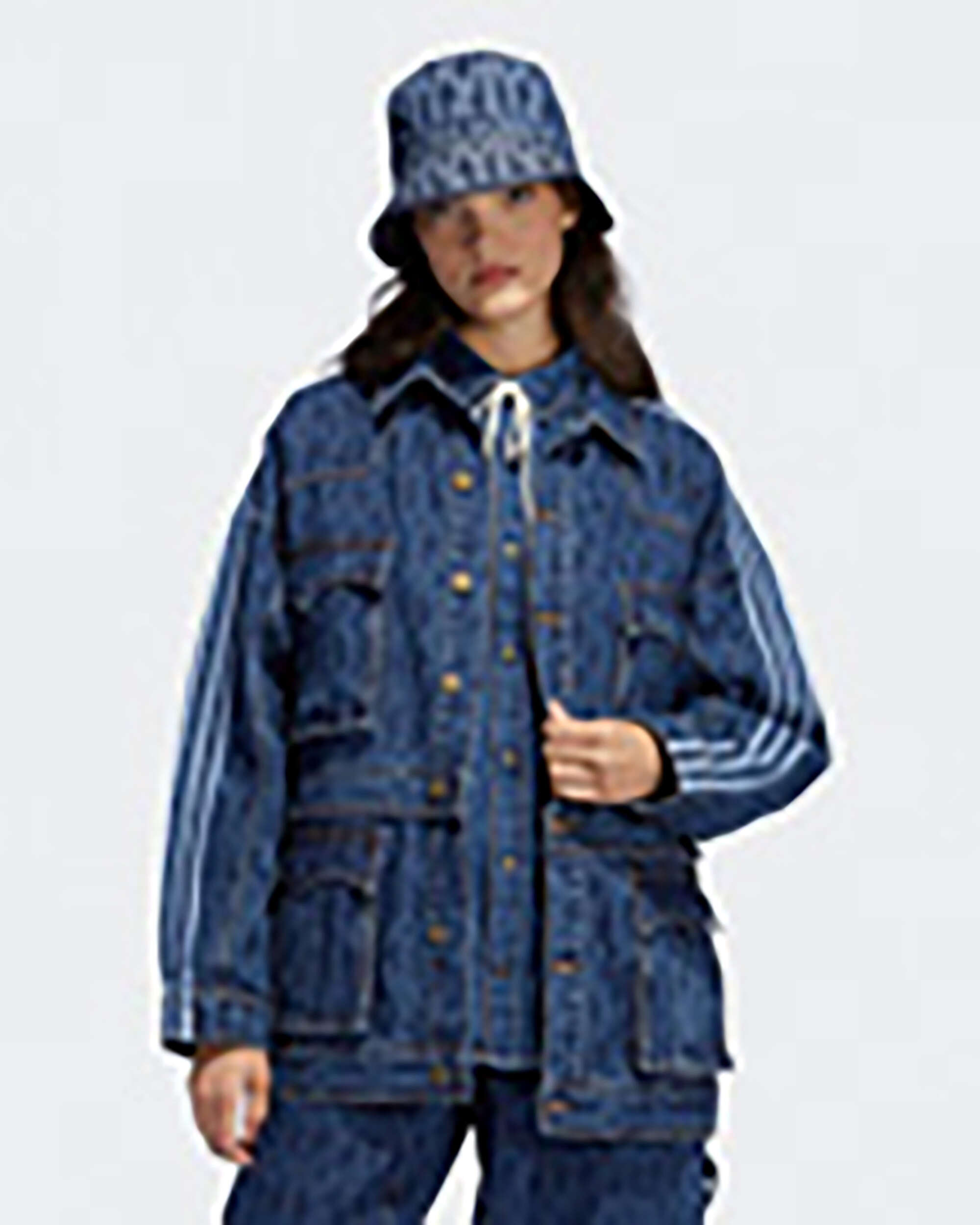 X Ivy Park adidas x Ivy Park Monogram Denim Unisex Track Jacket