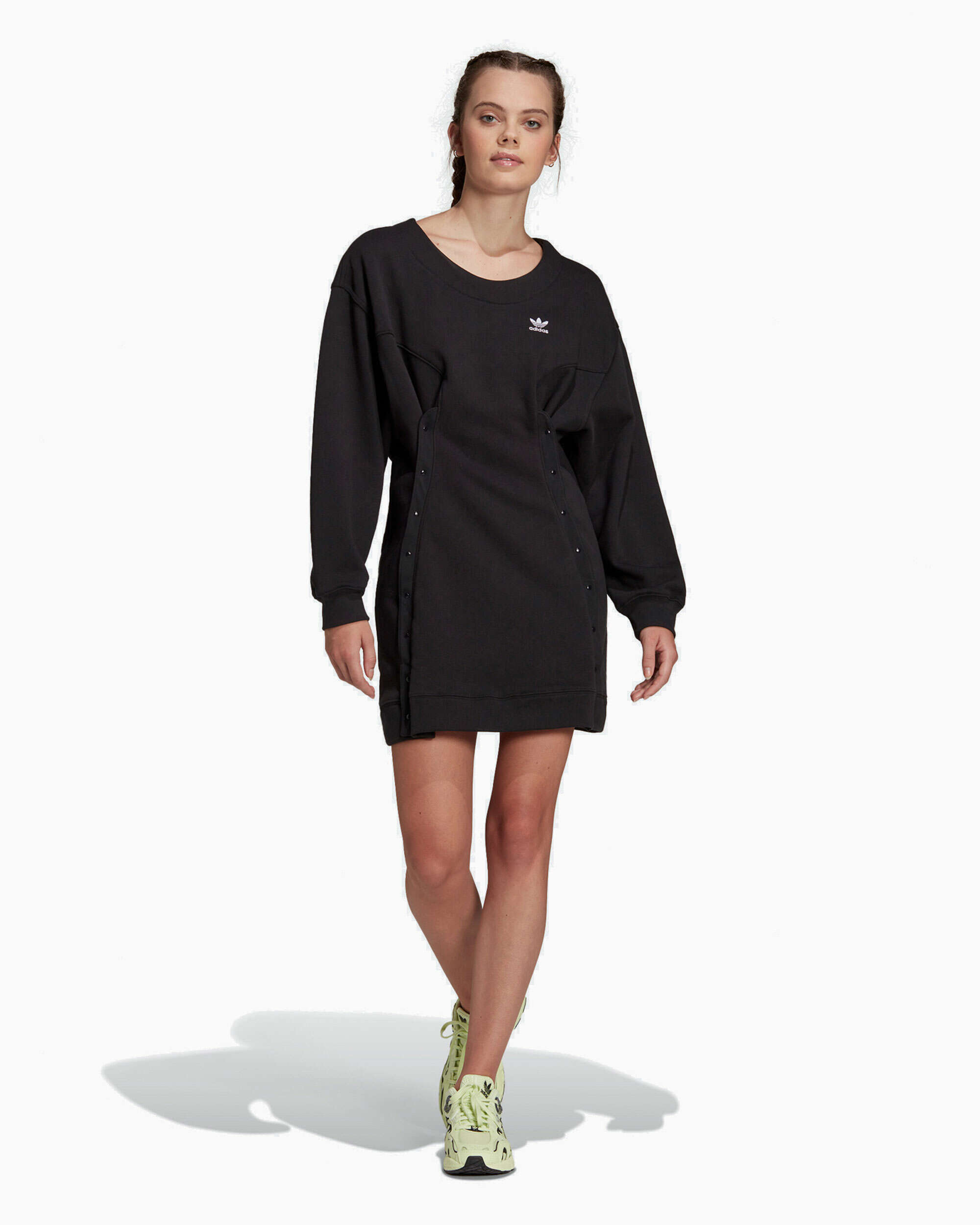 Hoodie dress best sale adidas