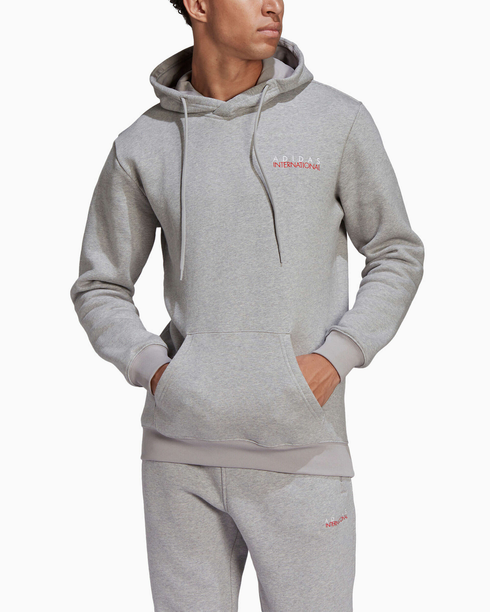 adidas Sports Club Men s Hoodie Gray HF4920 Buy Online at