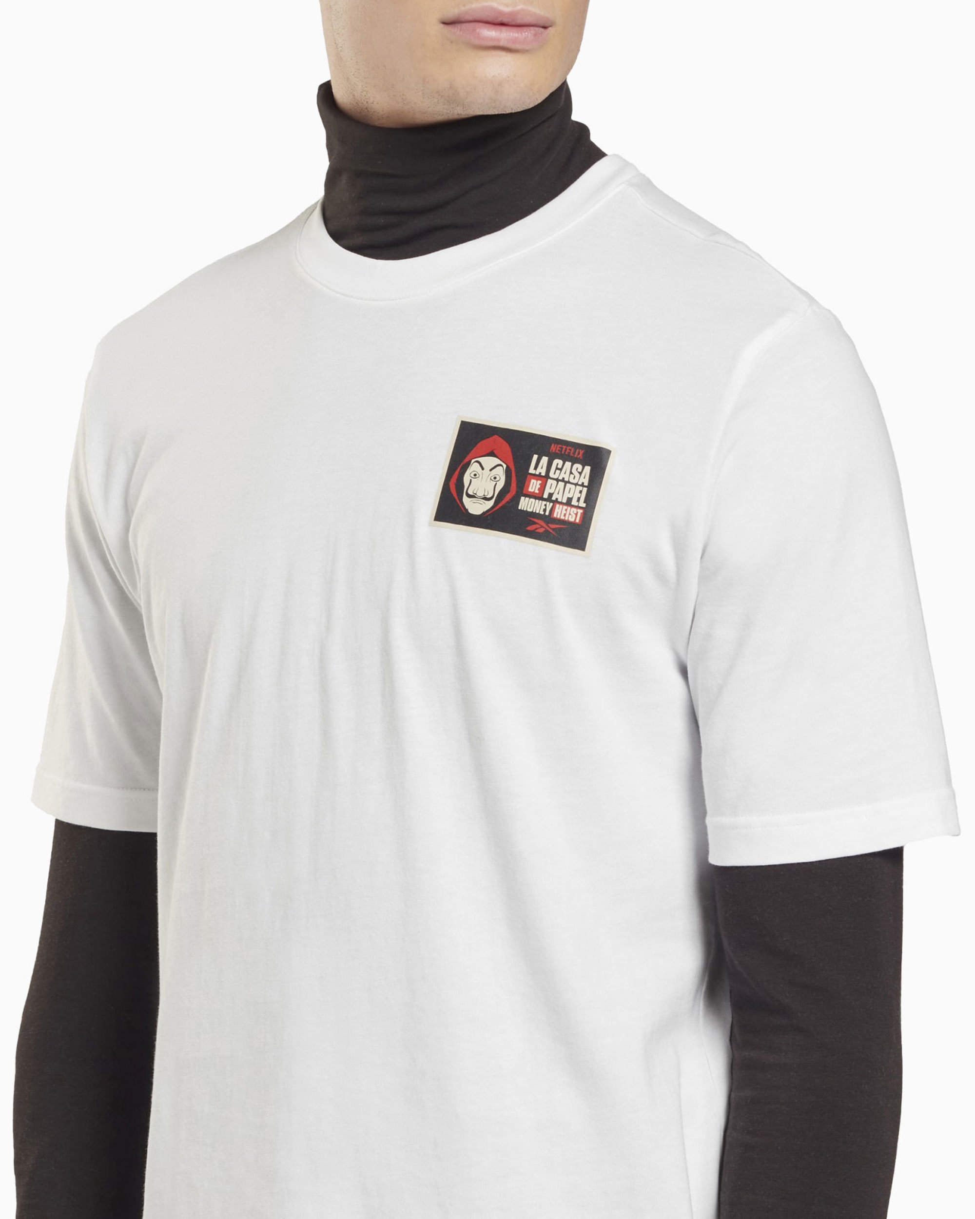 Reebok x La Casa de Papel Unisex T Shirt Multi HH7094 FOOTDISTRICT